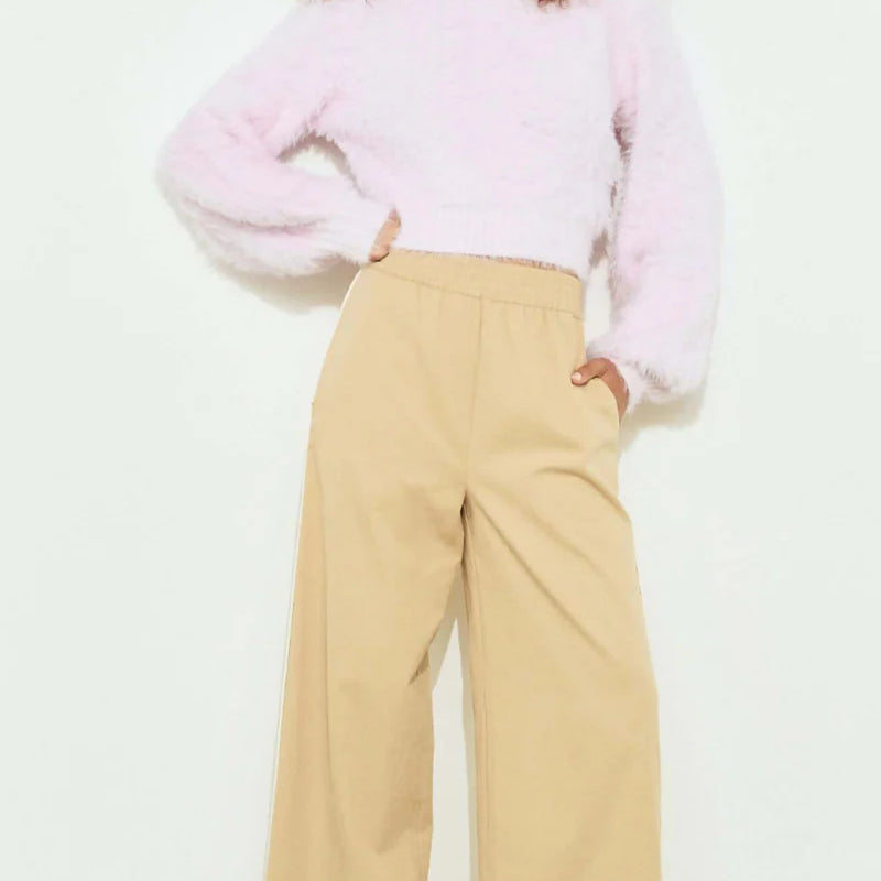 Elara Pull On Pant - Stone