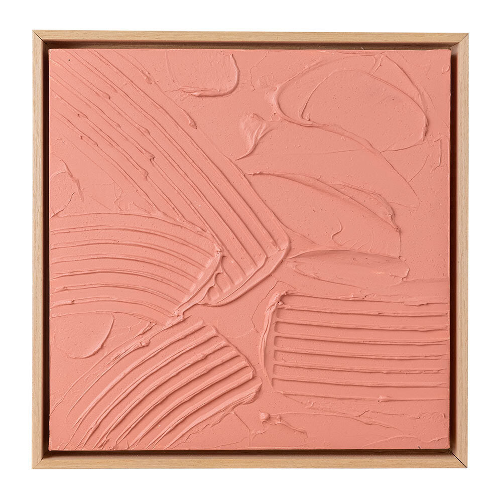 Candy Pink Mini Hand Painted Canvas - 35cmx35cm