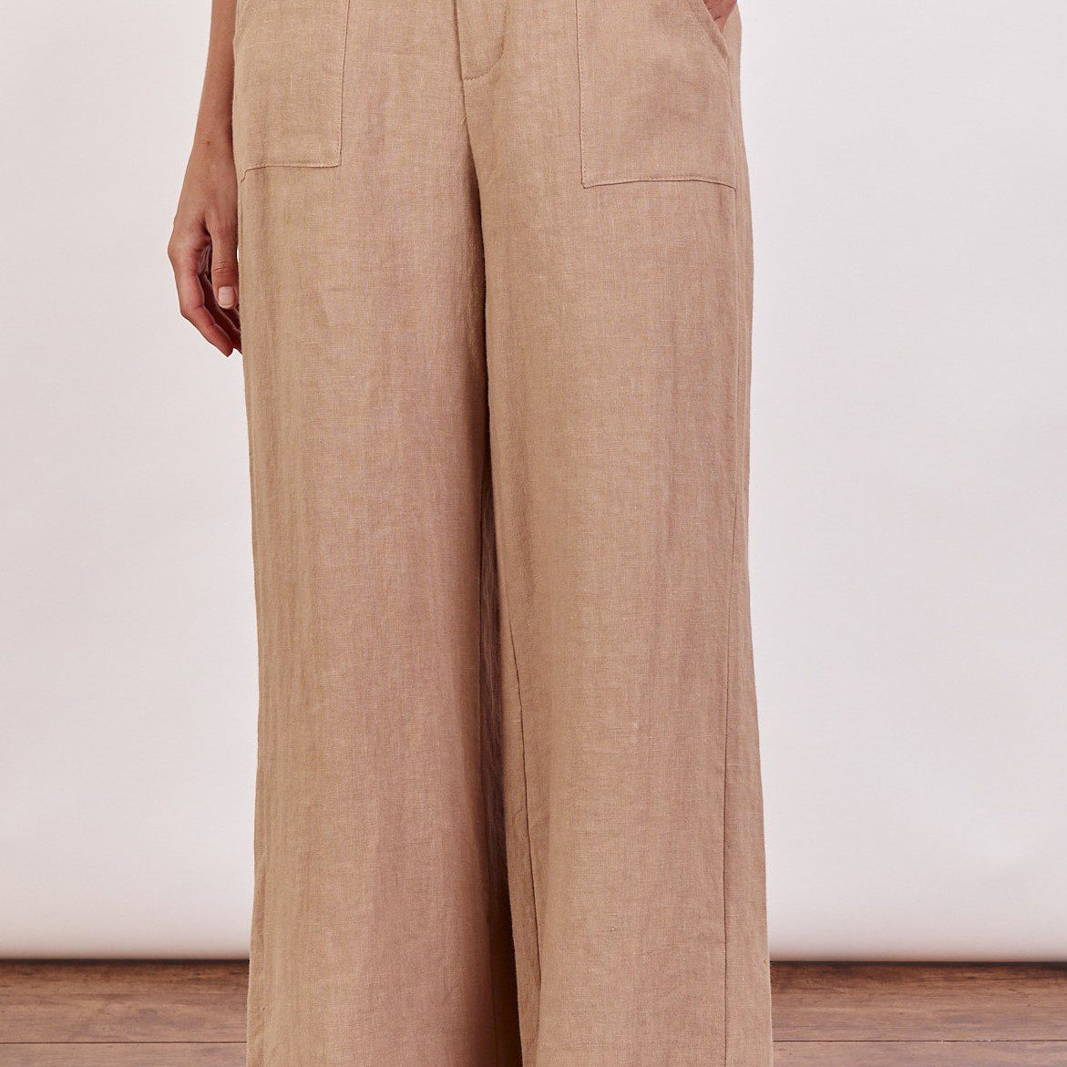Jude Linen Pants - Taupe