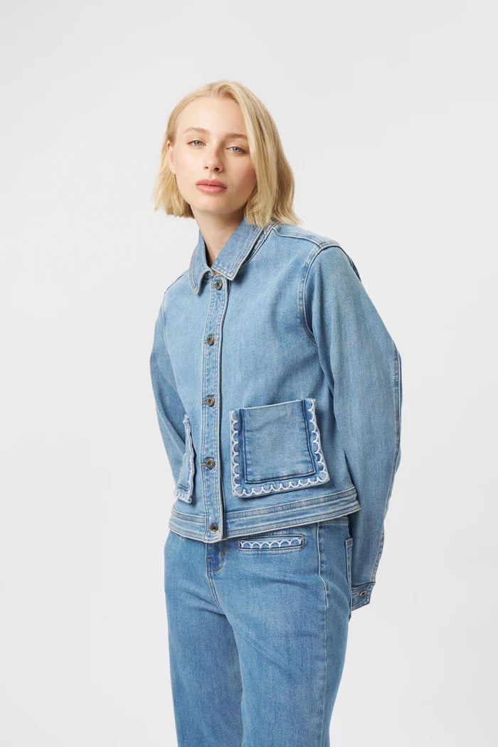 Mila Jacket - 70's Blue