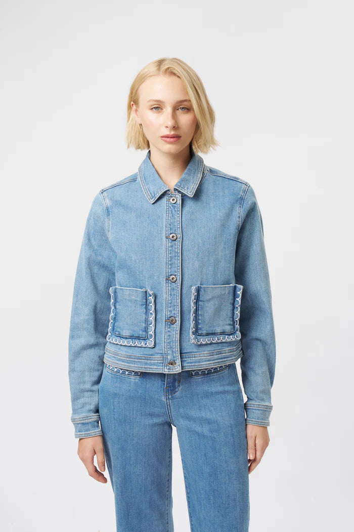 Mila Jacket - 70's Blue