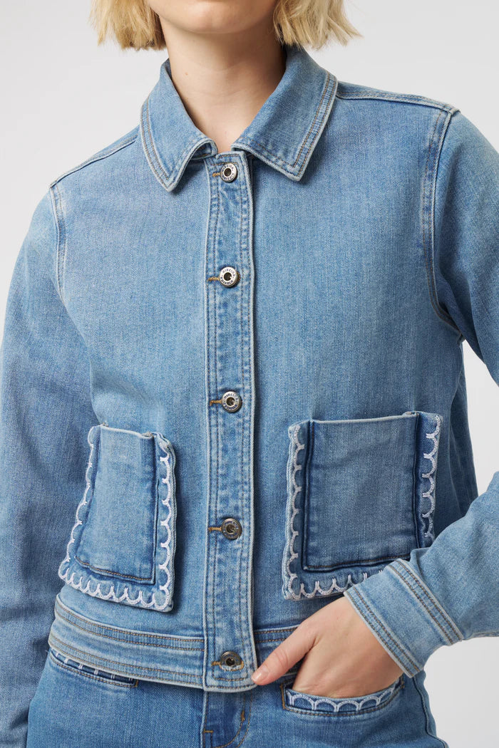 Mila Jacket - 70's Blue