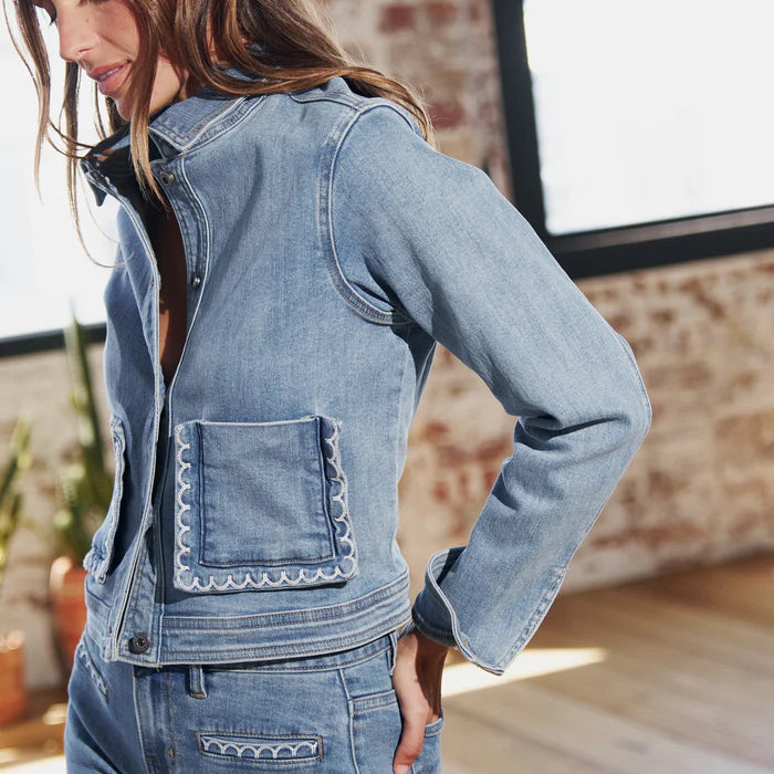 Mila Jacket - 70's Blue