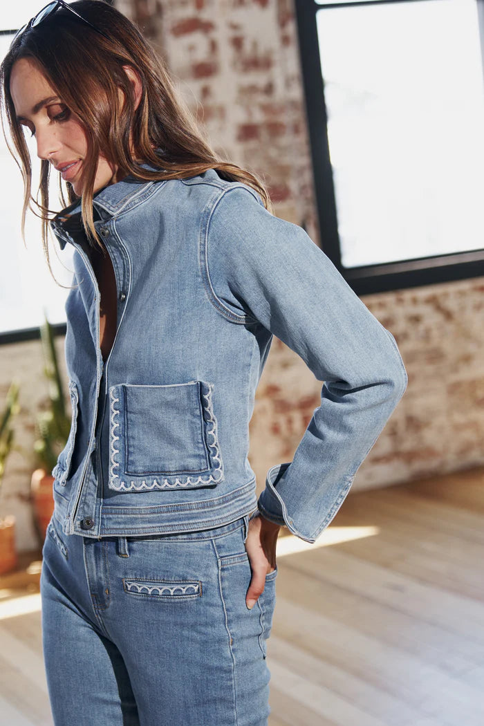 Mila Jacket - 70's Blue