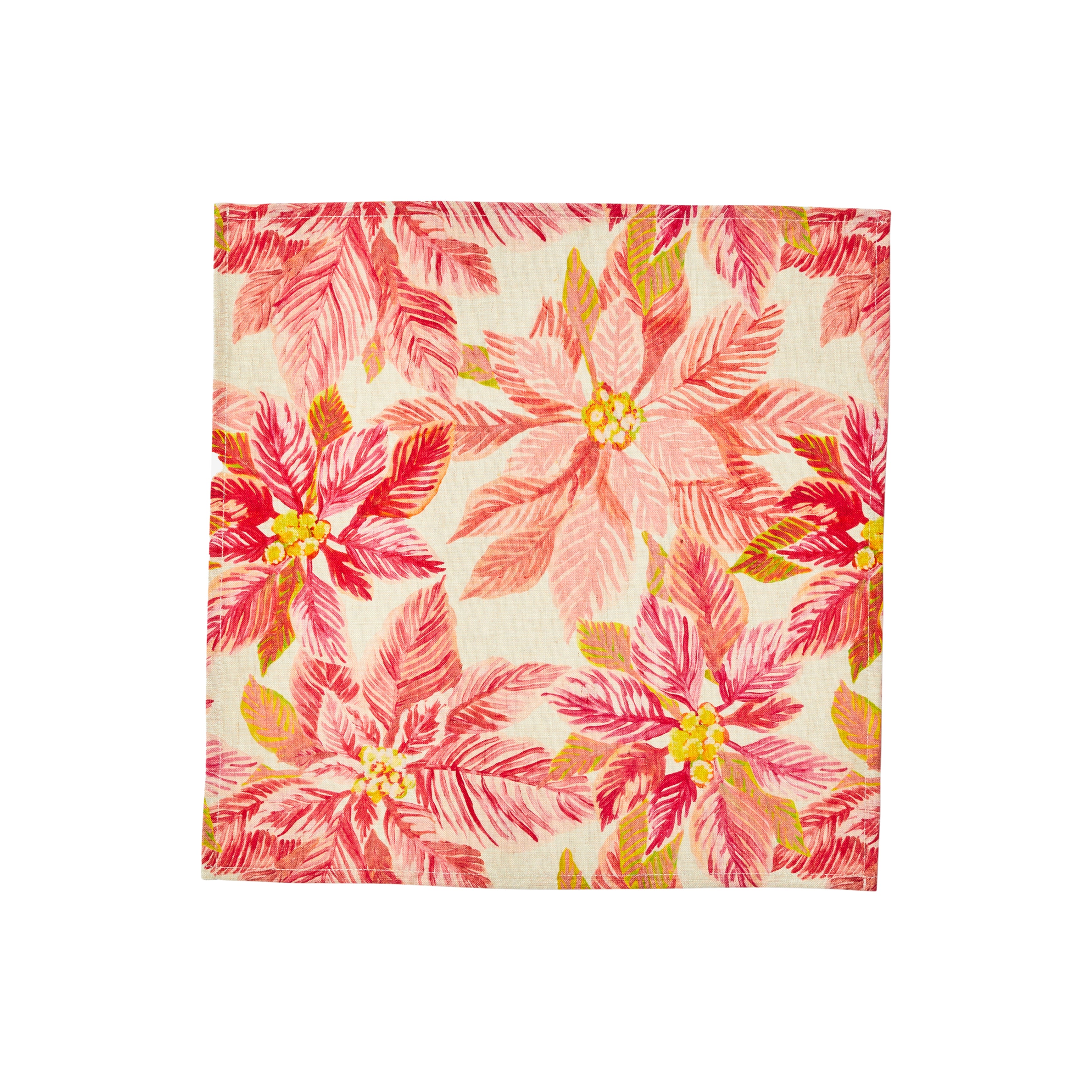 Napkins - Poinsettia Red - Set of 4