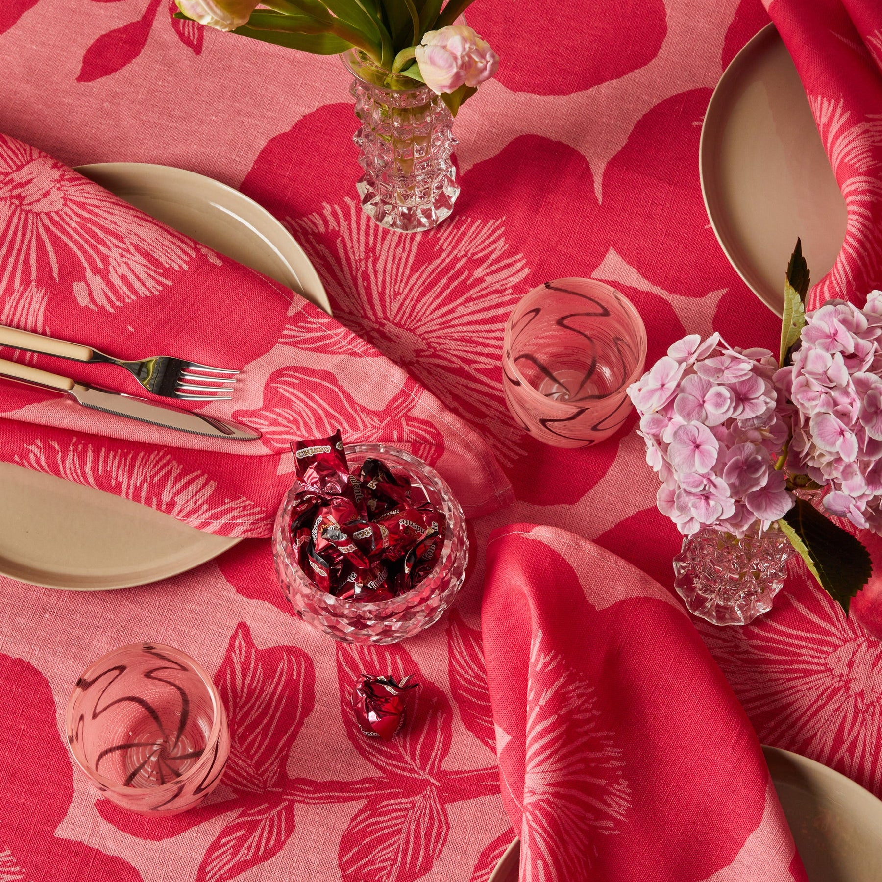 Napkins - Jardin Pink - Set of 4
