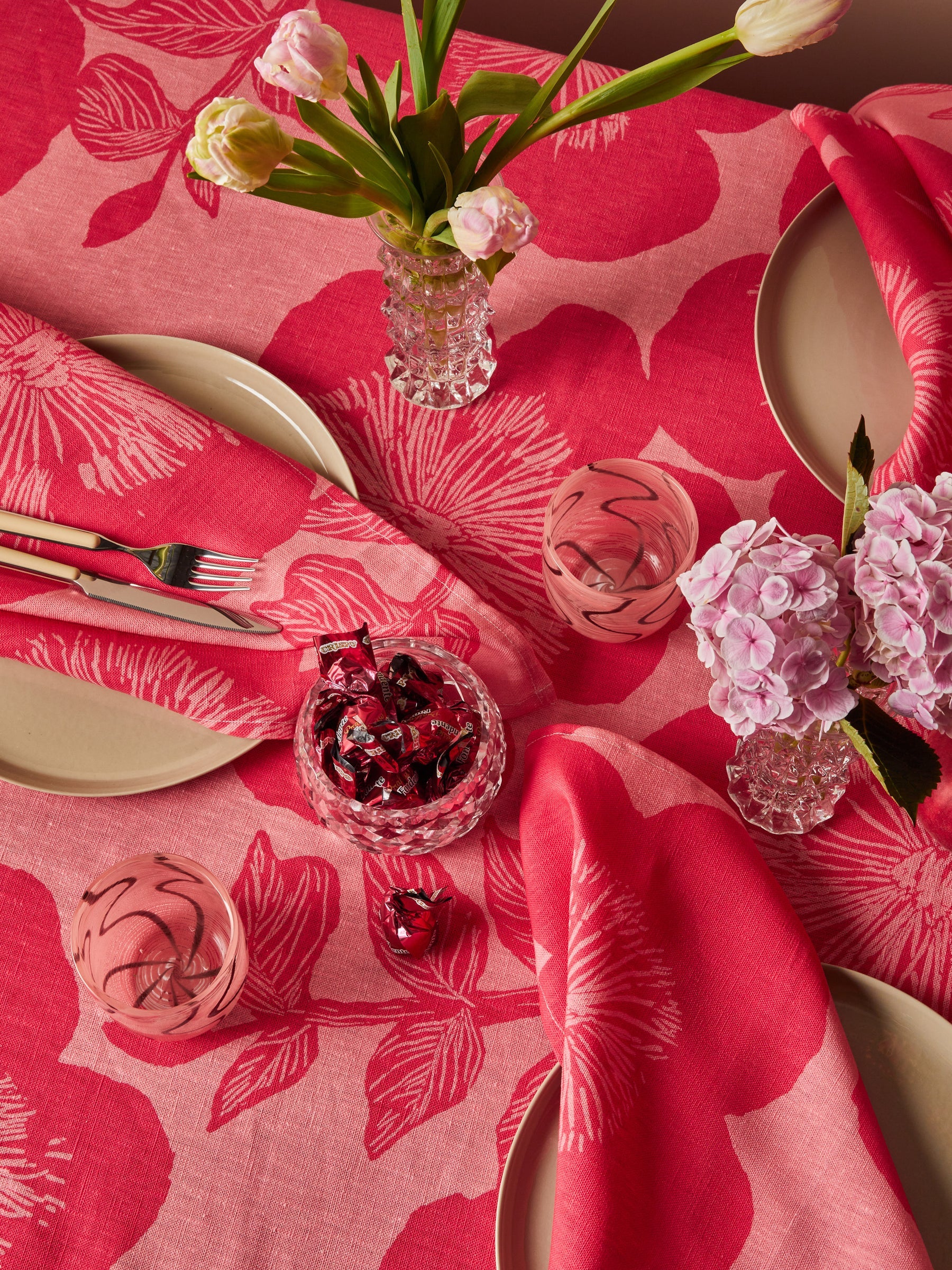 Napkins - Jardin Pink - Set of 4
