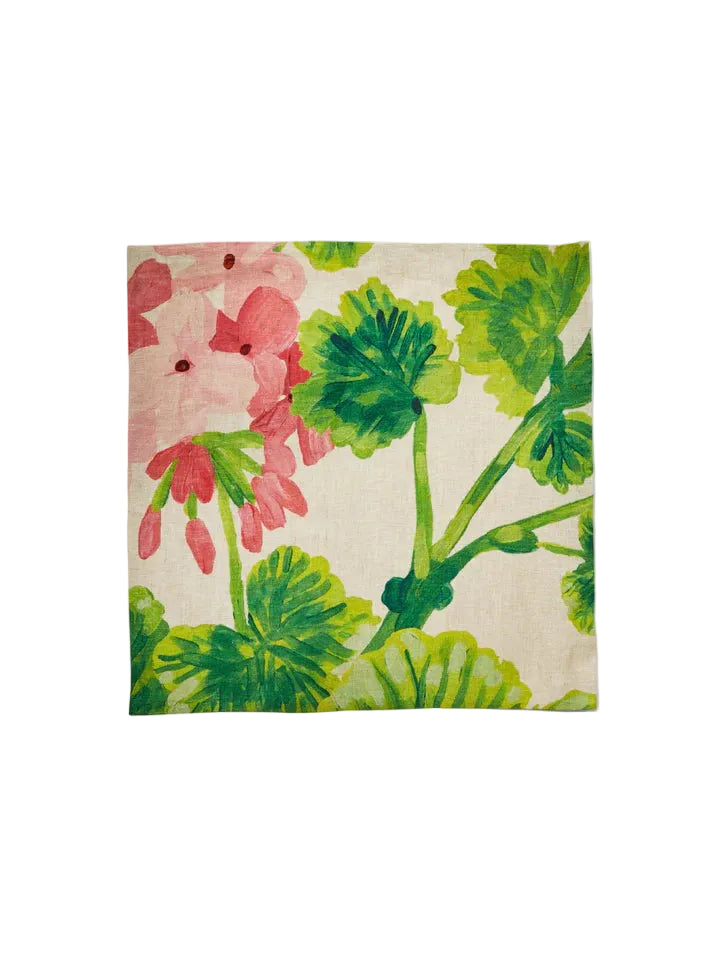 Napkins - Geranium Multi - Set of 4
