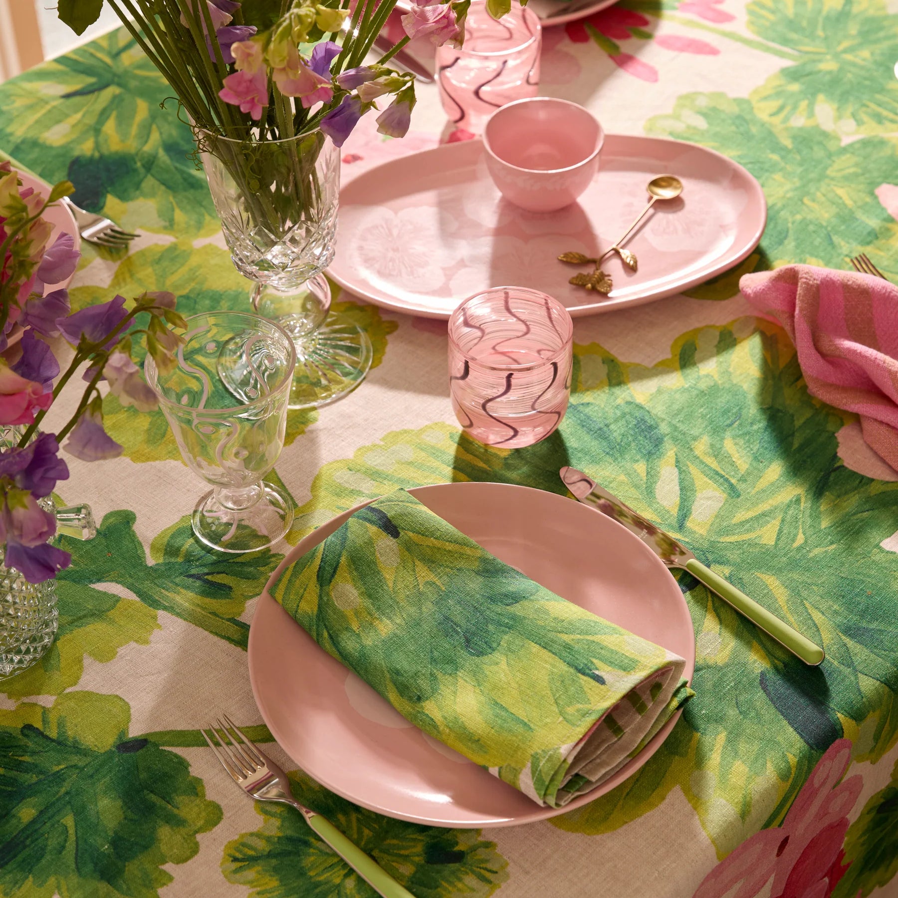 Napkins - Geranium Multi - Set of 4