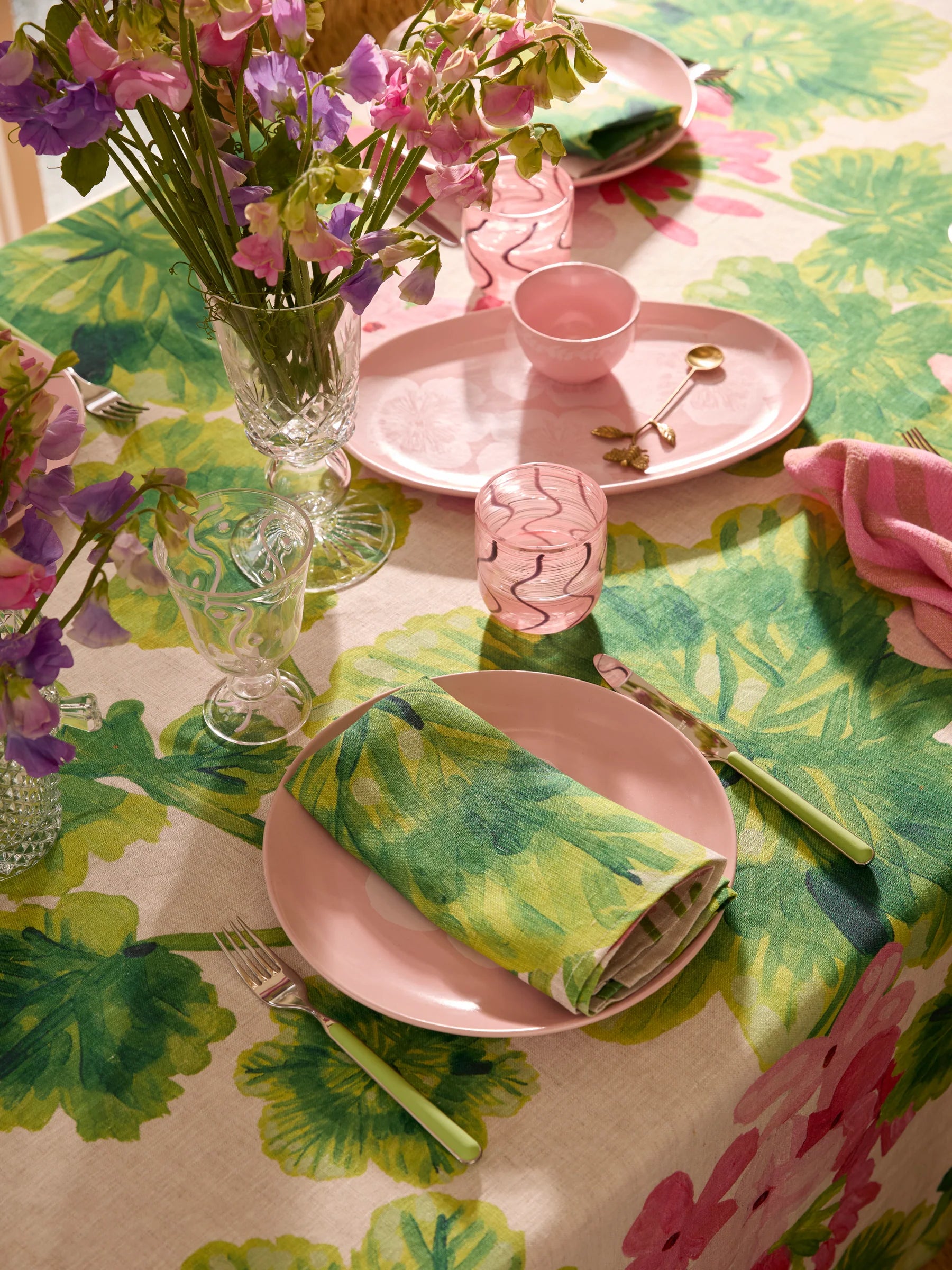 Napkins - Geranium Multi - Set of 4