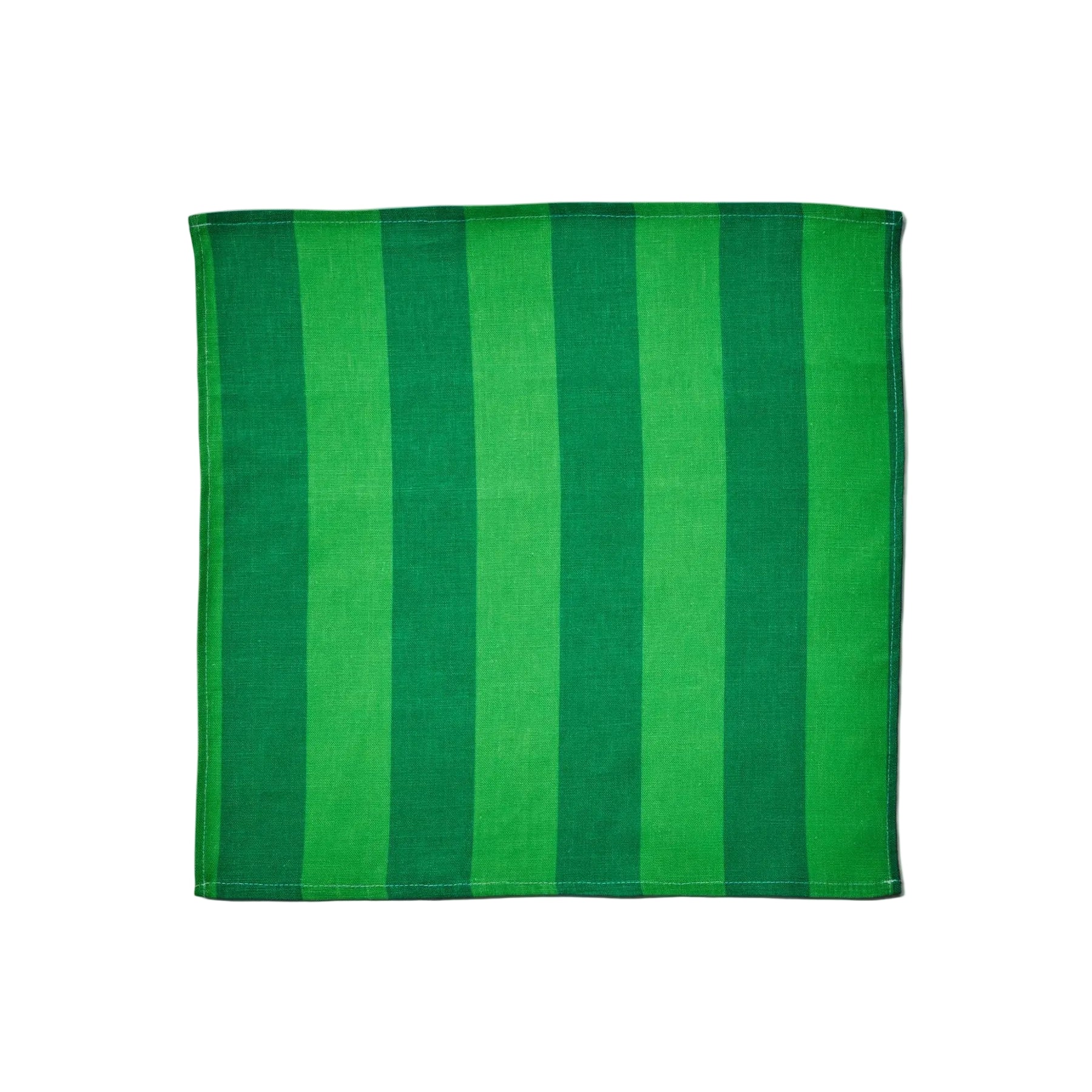 Napkins - Bold Stripe Green - Set of 4