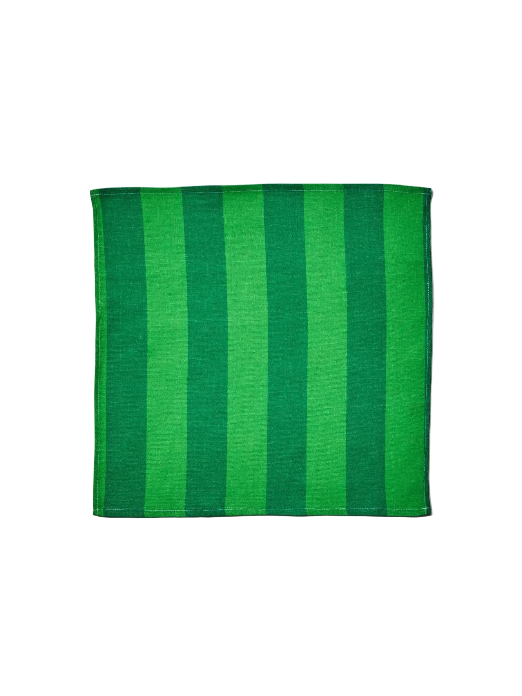 Napkins - Bold Stripe Green - Set of 4
