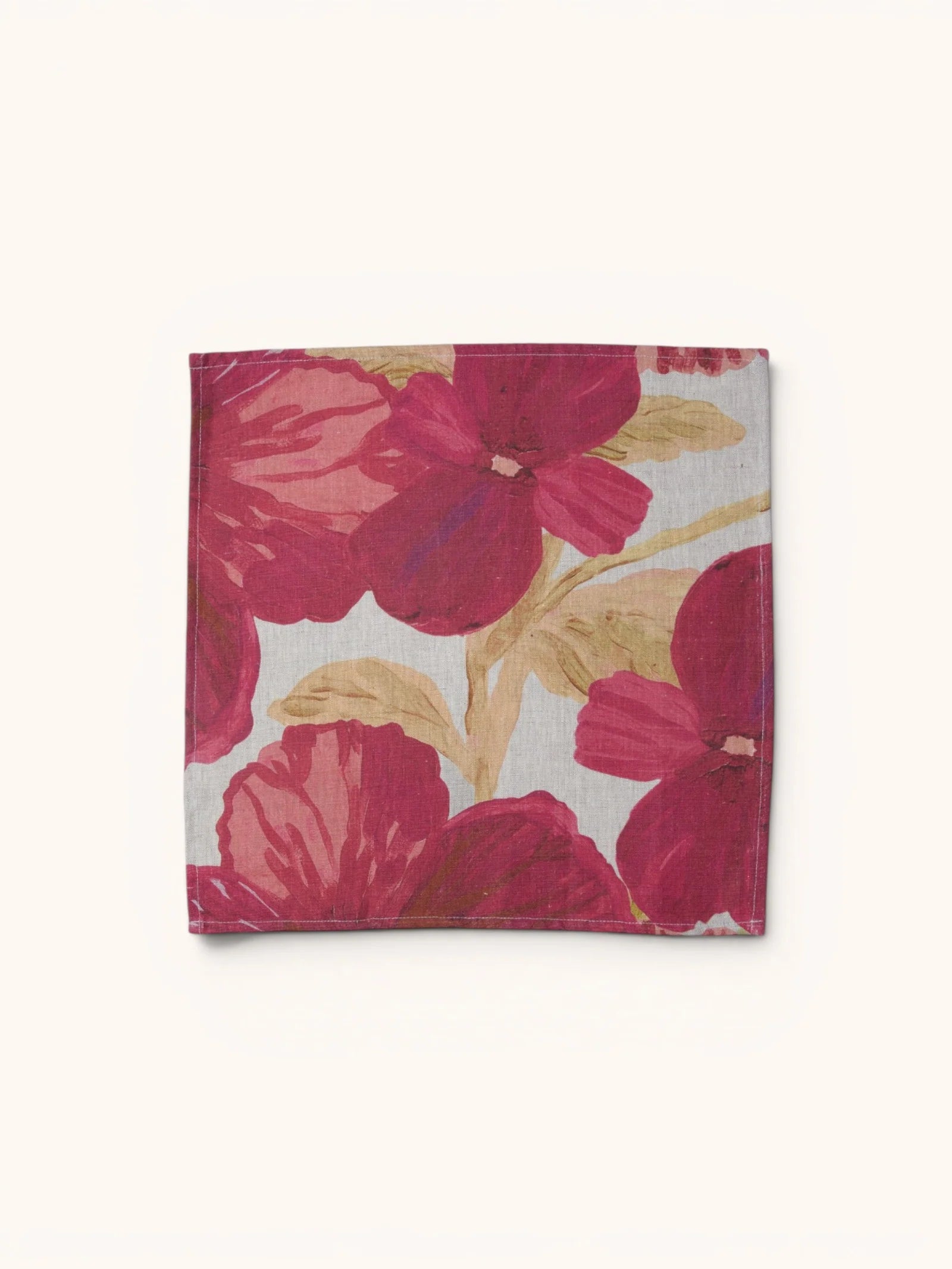 Wild Pansy Pink Napkins - Set of 4
