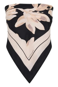 Fleur Cupro Scarf Top
