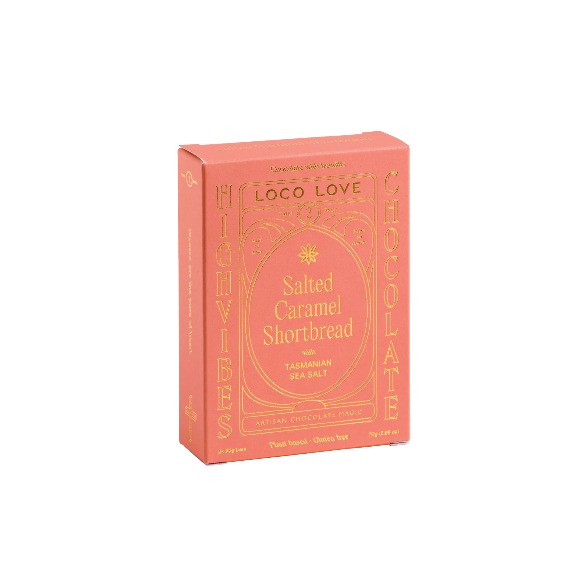 Loco Love - Salted Caramel Shortbread Twin Pack