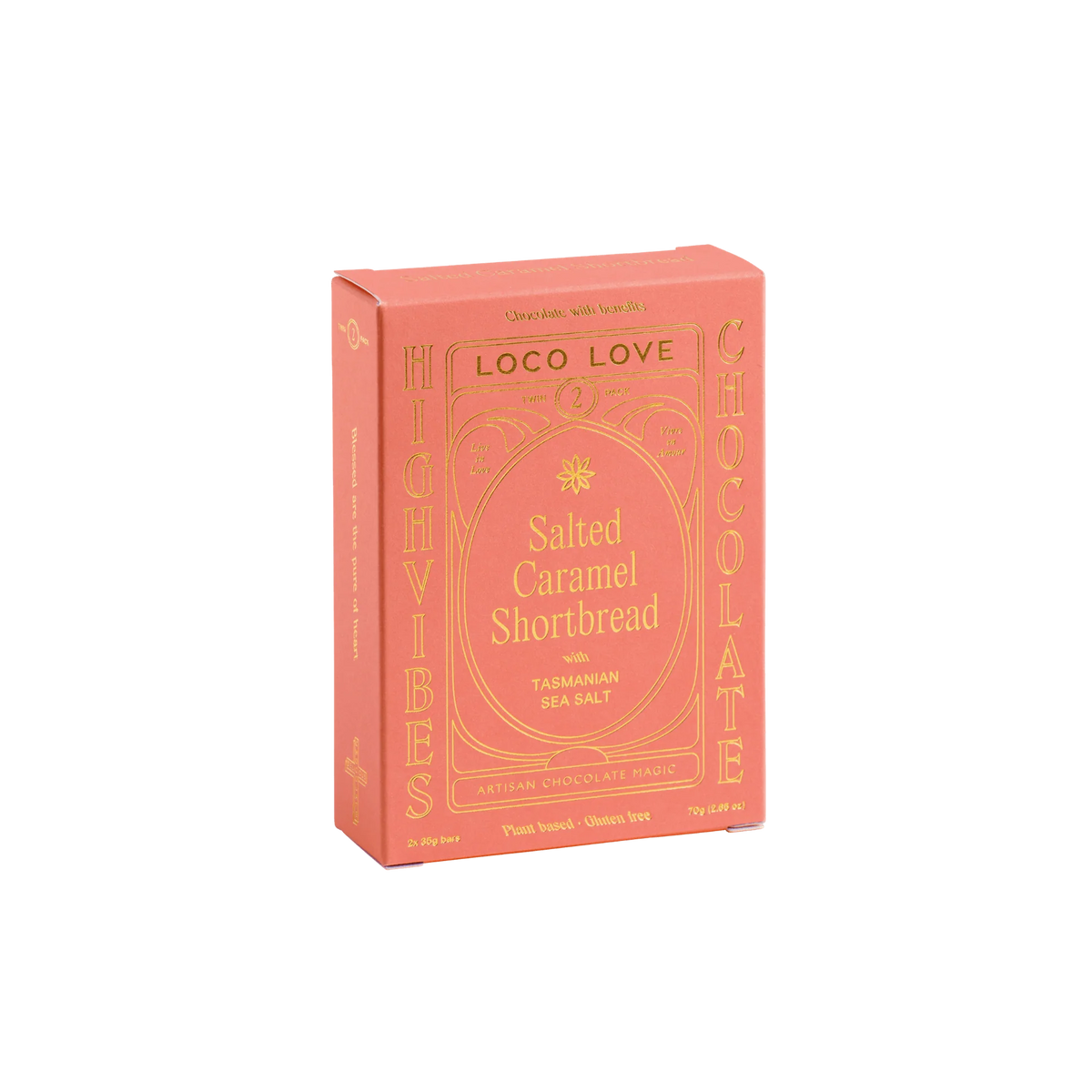 Loco Love - Salted Caramel Shortbread Twin Pack