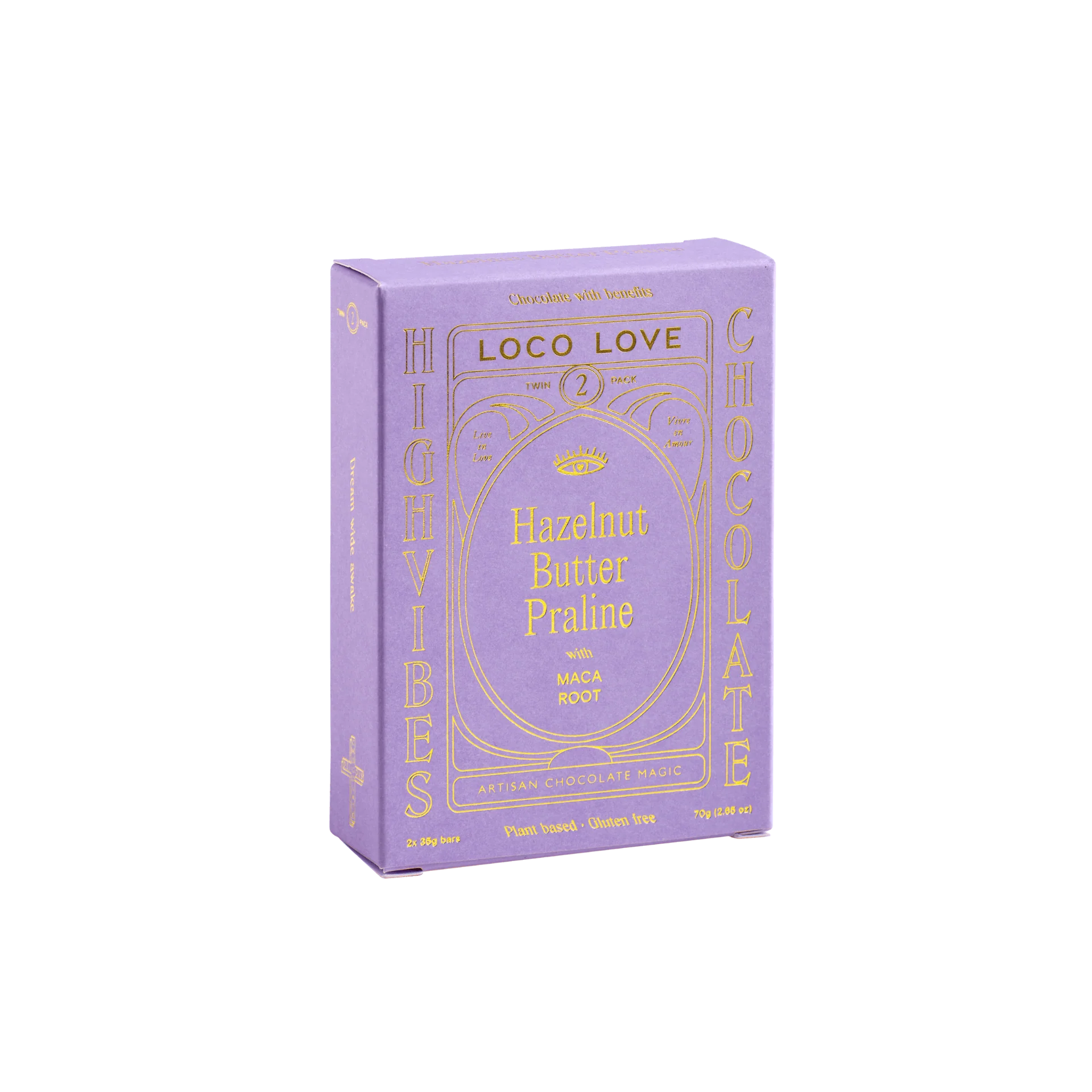 Loco Love - Hazelnut Praline 35gm Twin Pack