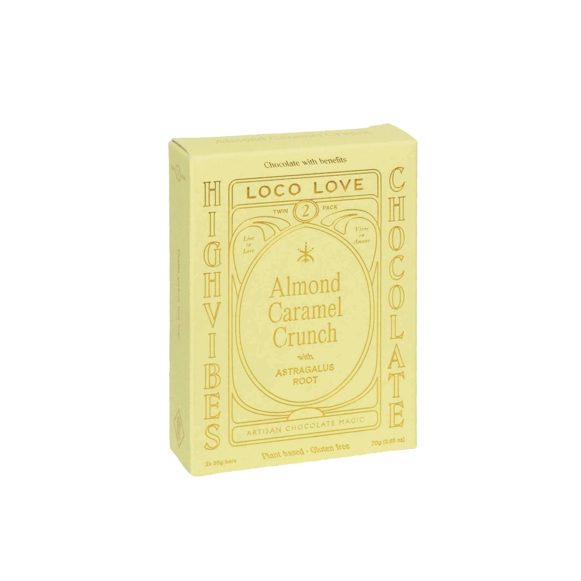 Loco Love - Almond Caramel Crunch 35gm Twin Pack