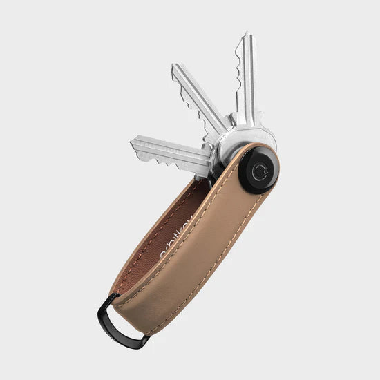 Key Organiser Matte Leather - Mocha