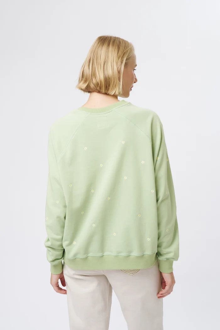 Patti Sweatshirt - Grape Green