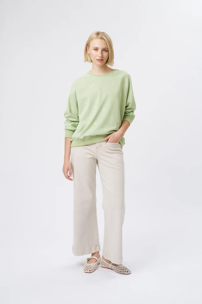 Patti Sweatshirt - Grape Green