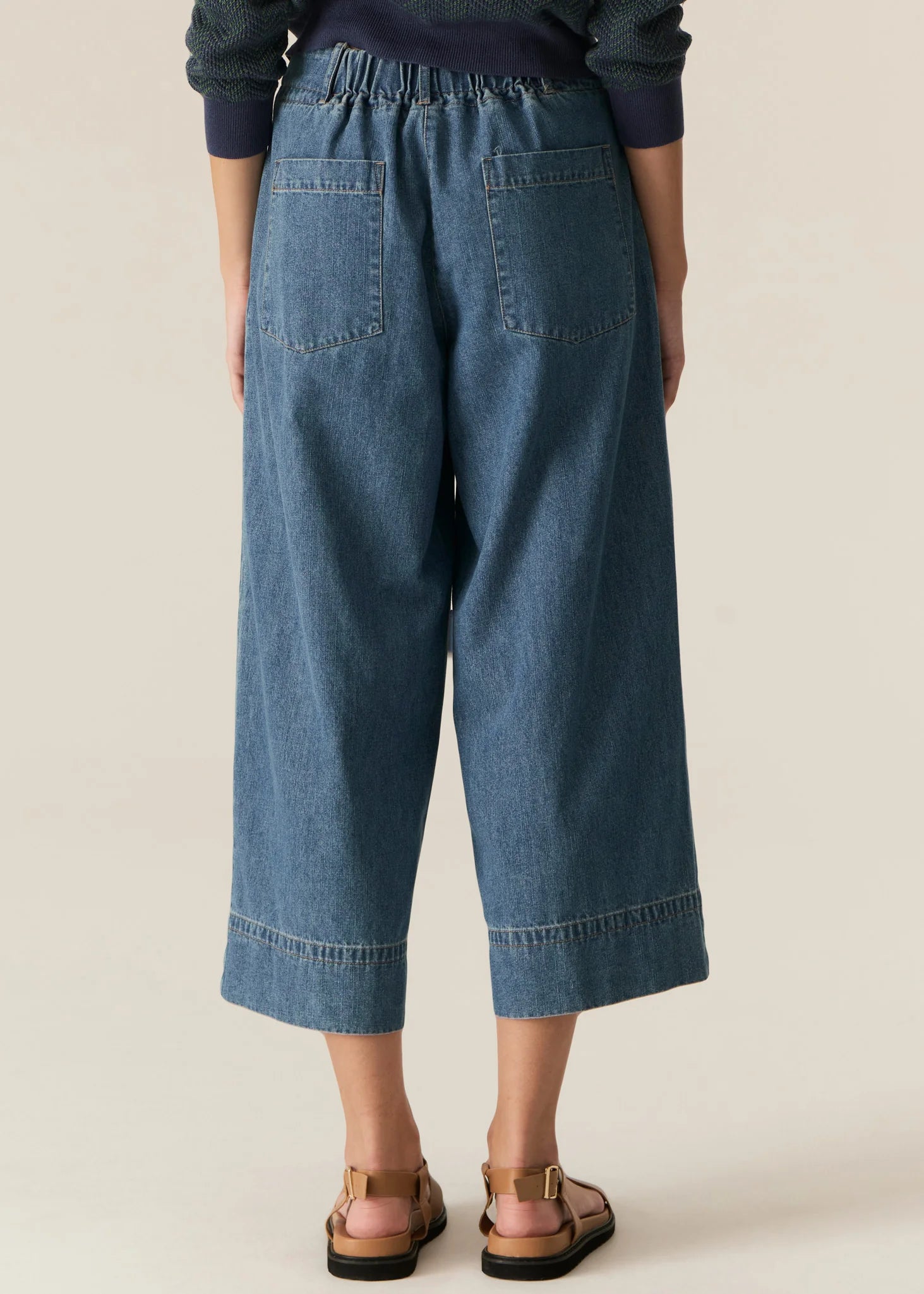 Carsen Crop Pant - Light Wash