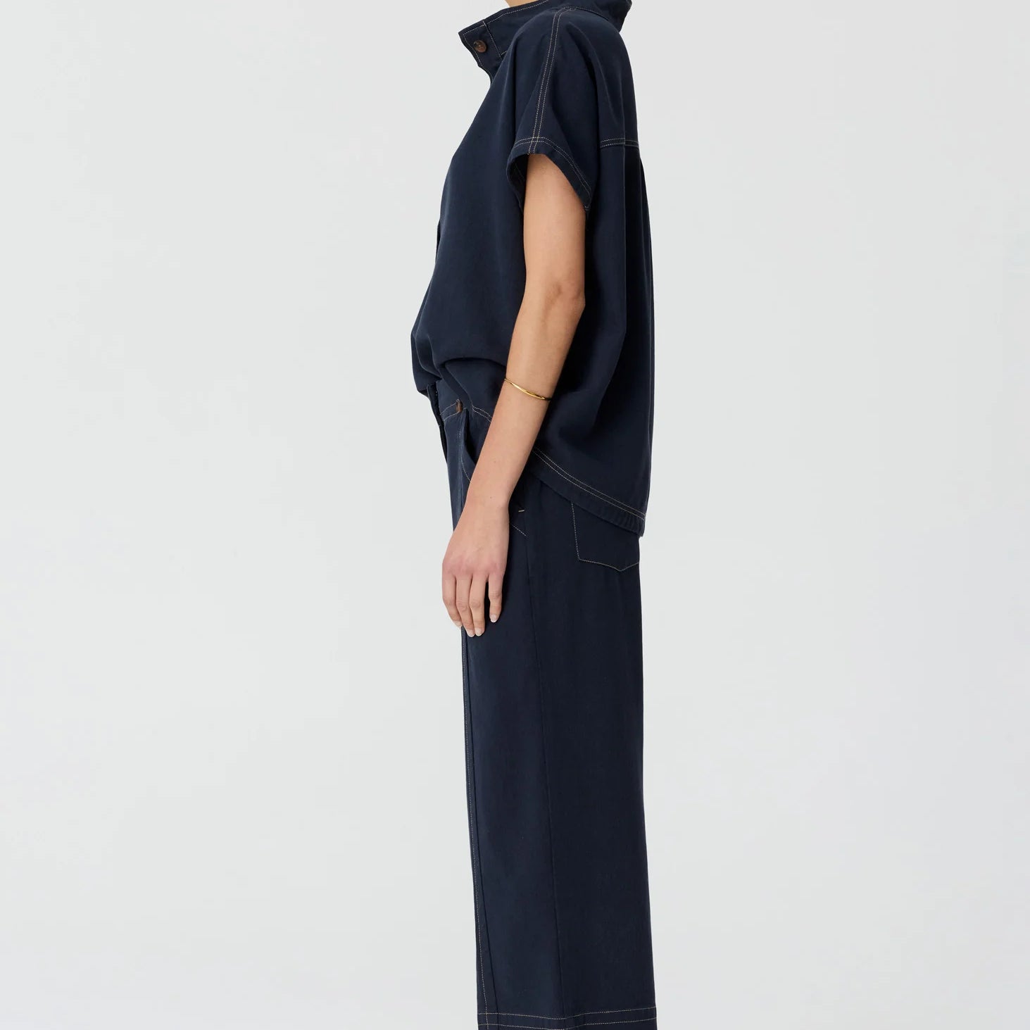 Anise Crop Pant - Denim