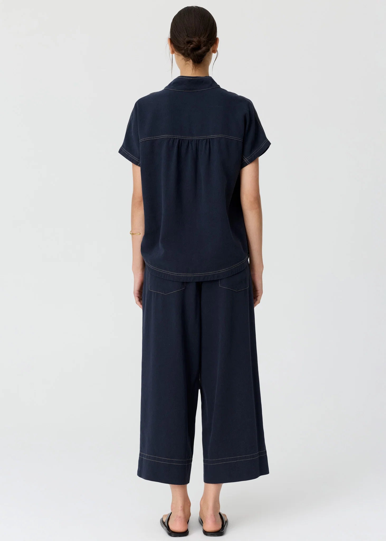 Anise Crop Pant - Denim