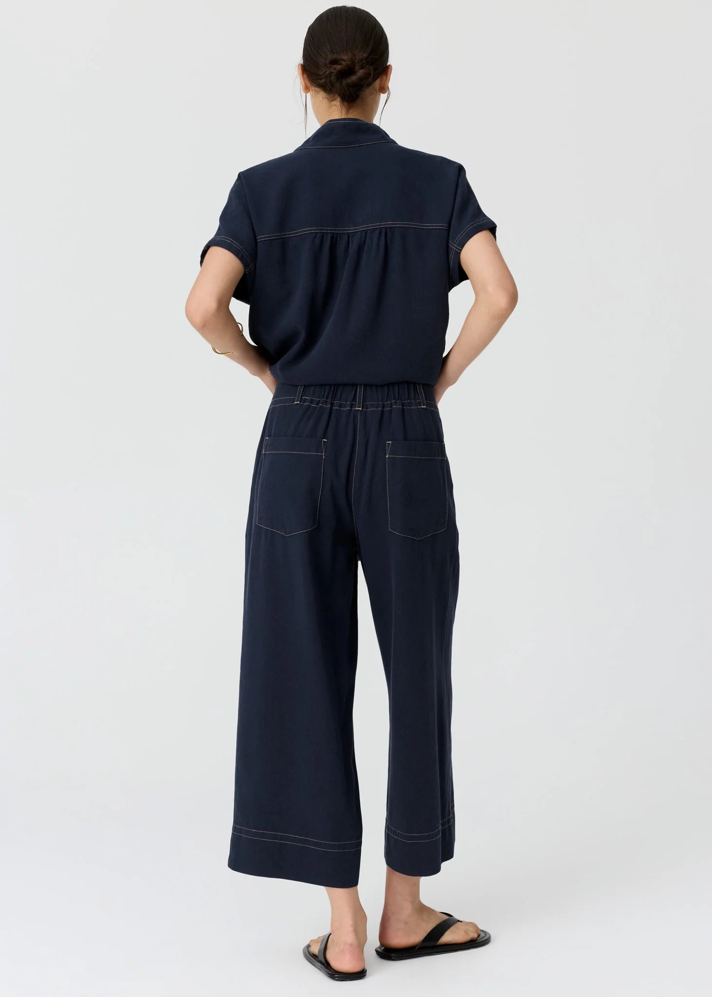 Anise Crop Pant - Denim