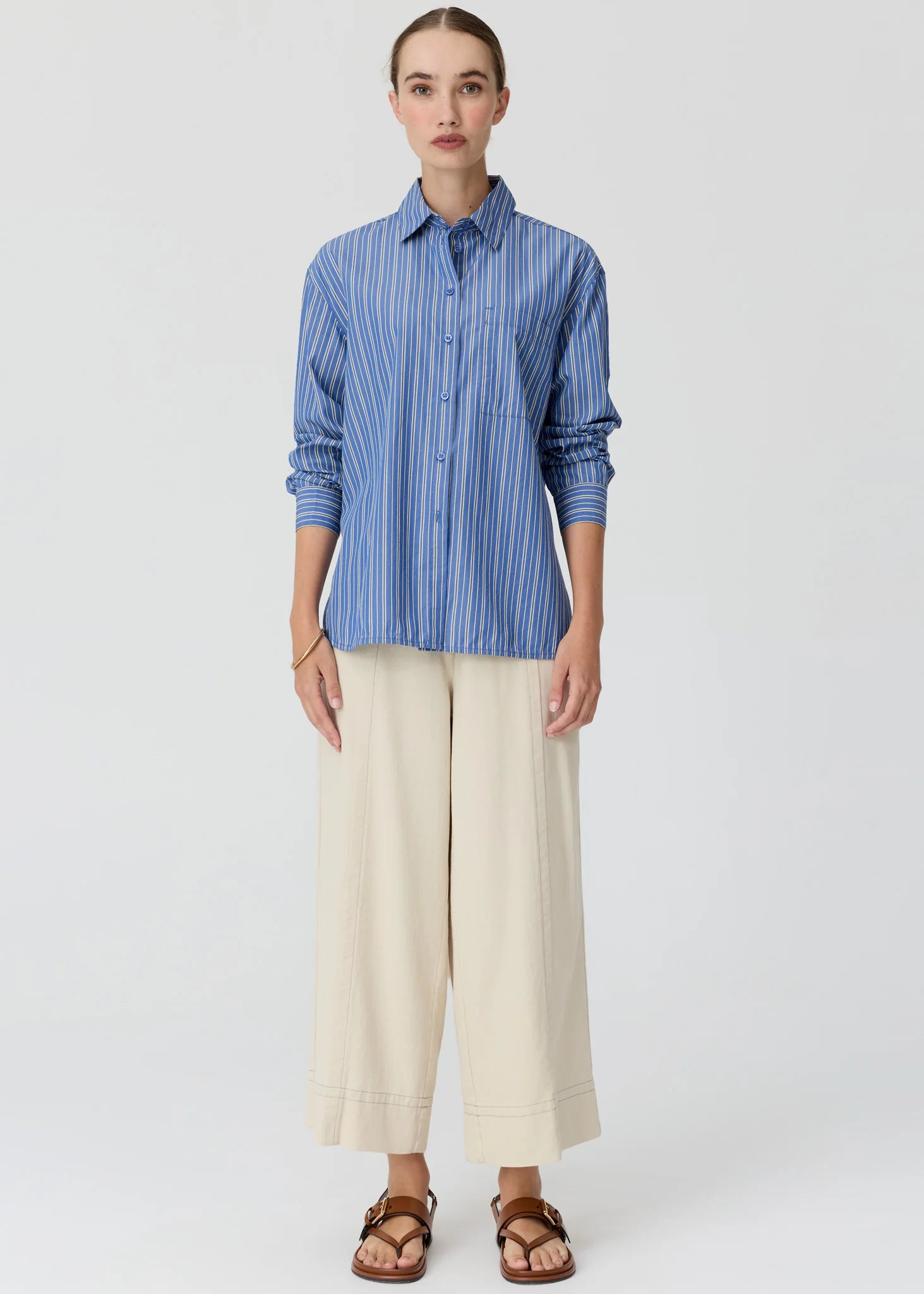 Aubin LS Shirt - Blue Butter