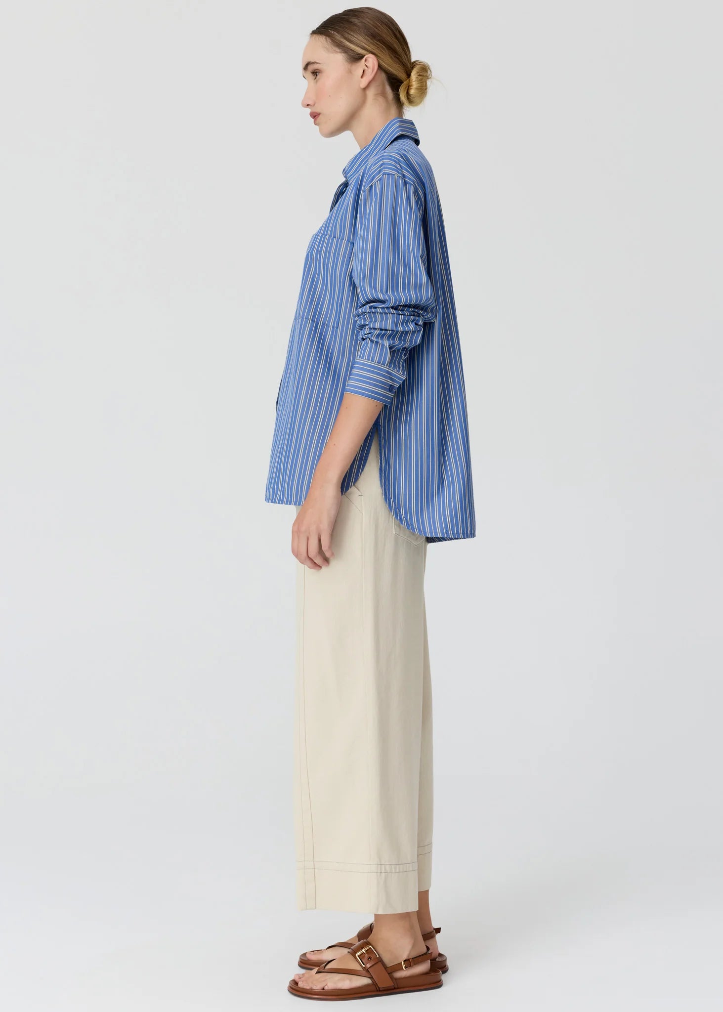 Aubin LS Shirt - Blue Butter