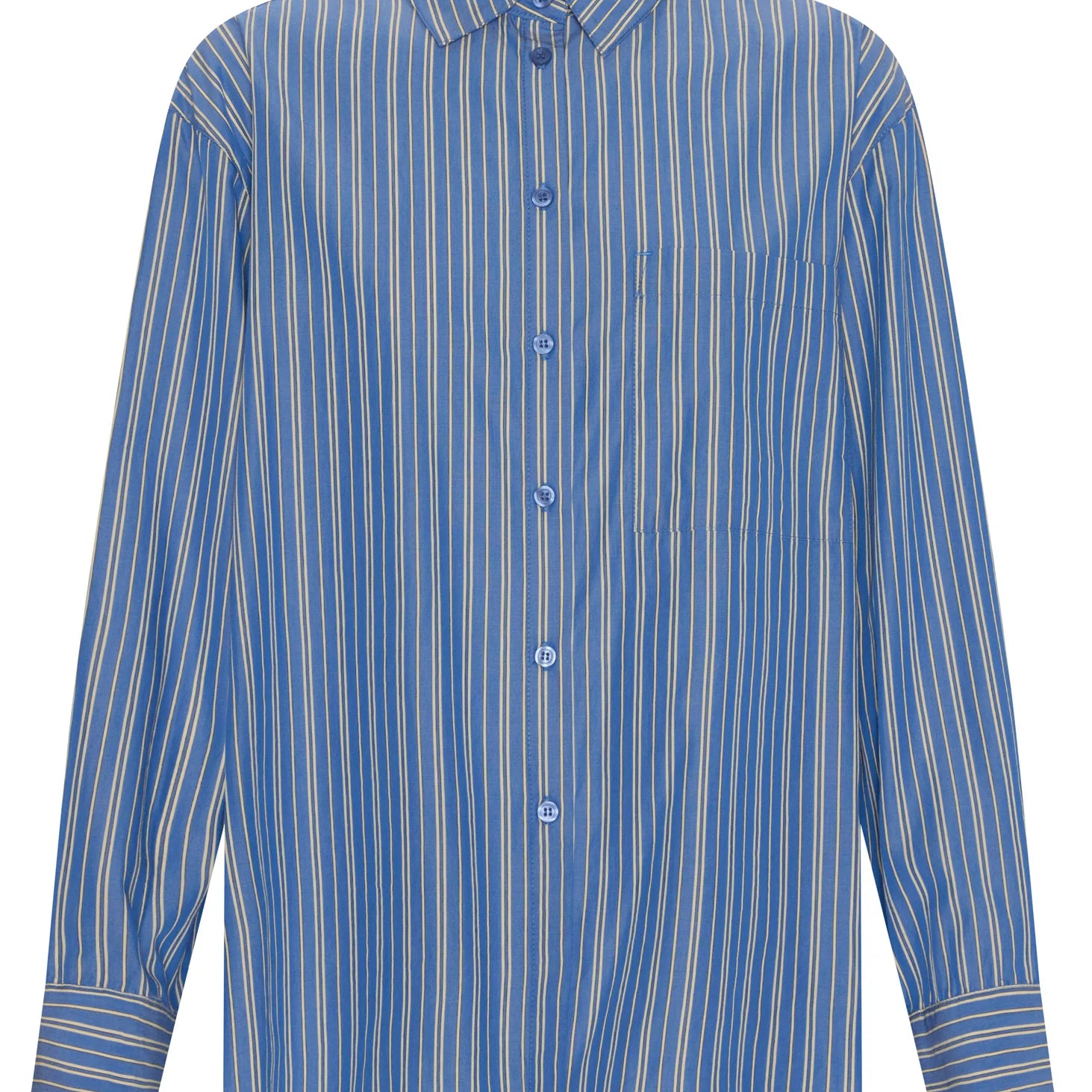 Aubin LS Shirt - Blue Butter