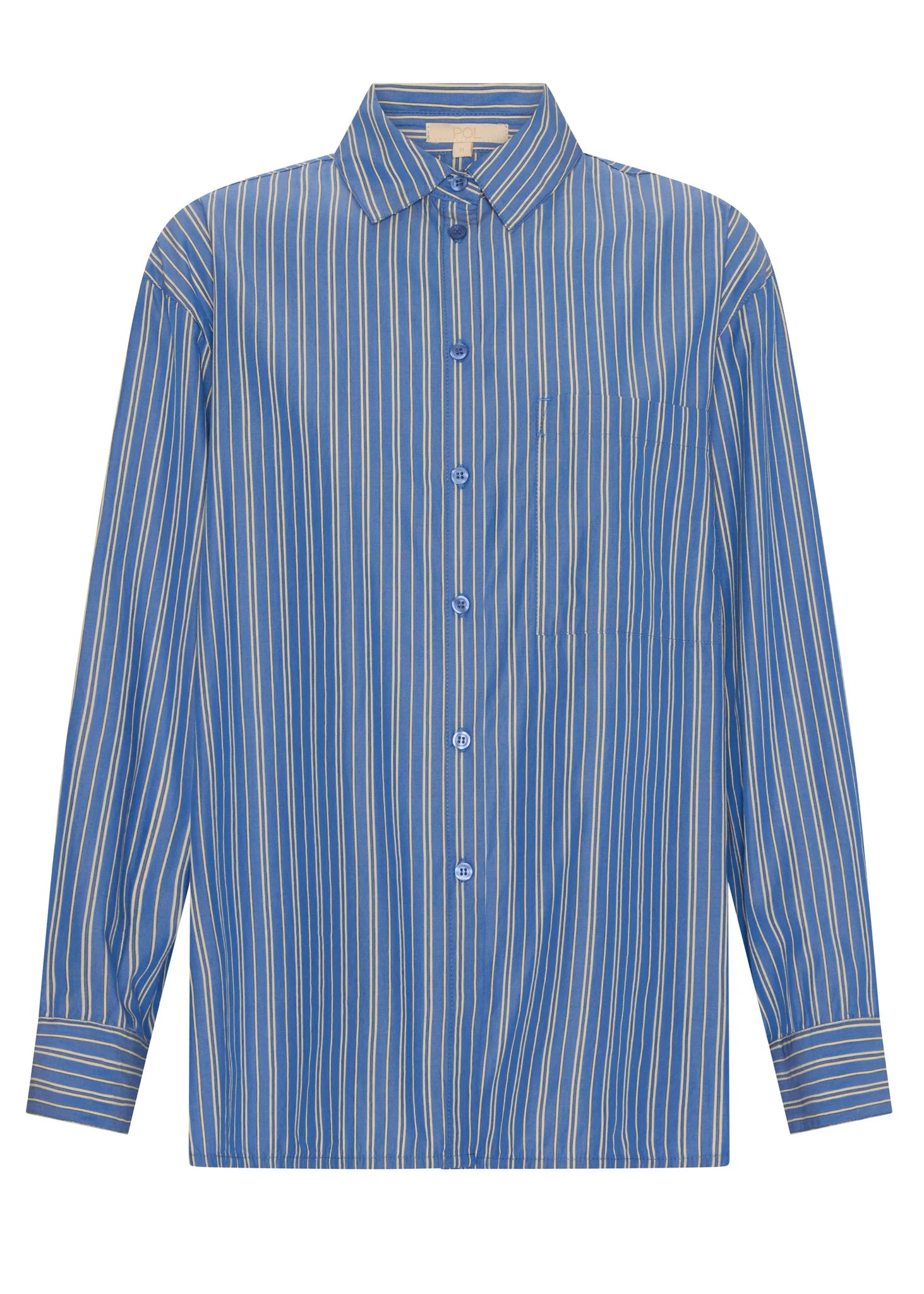 Aubin LS Shirt - Blue Butter
