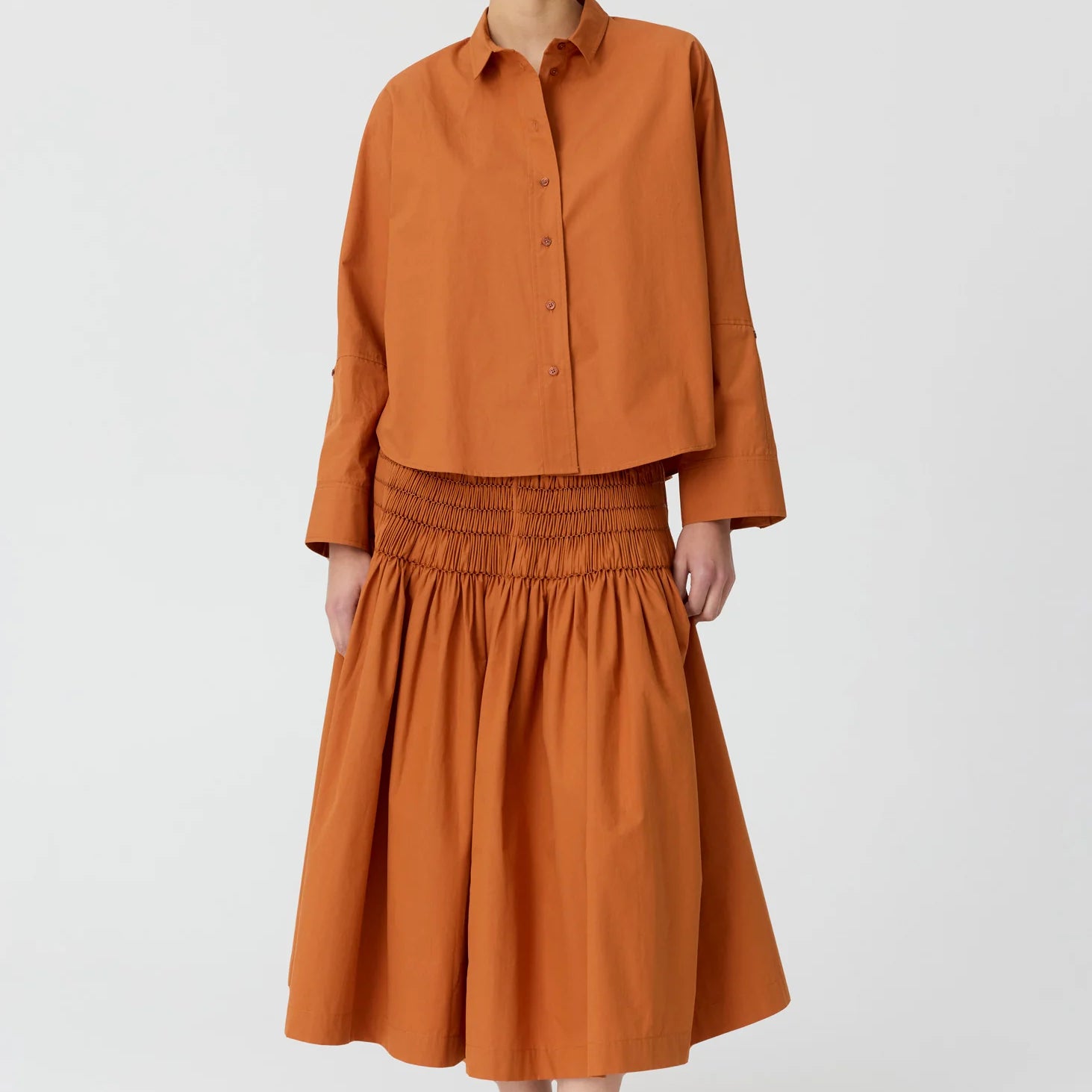 Elina 2 Way Shirt - Amber