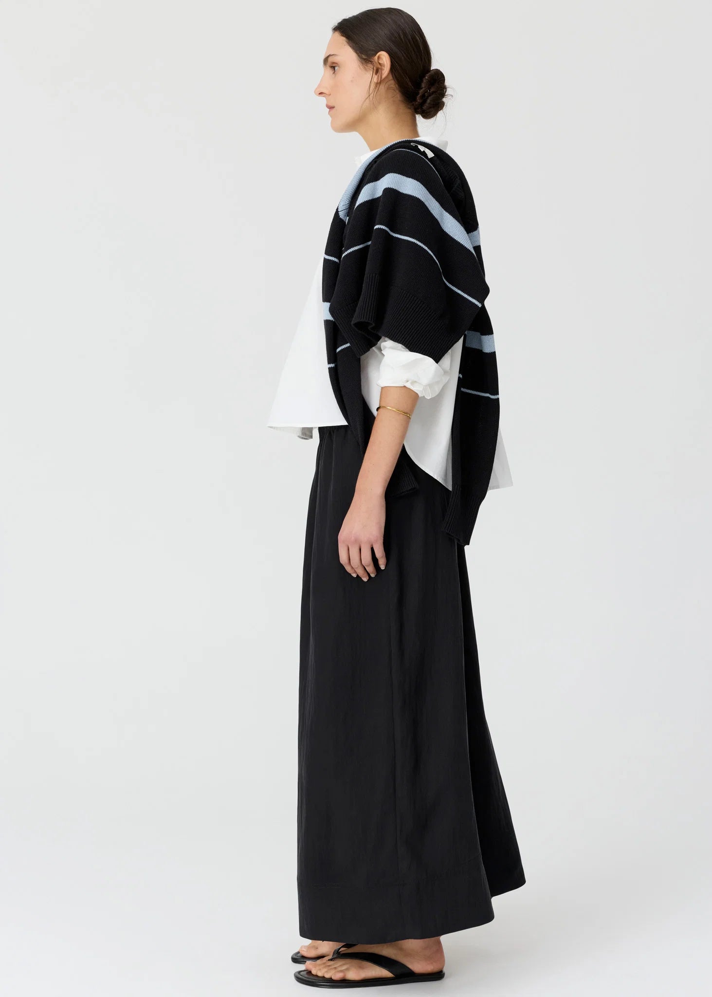 Elina 2 Way Shirt - White