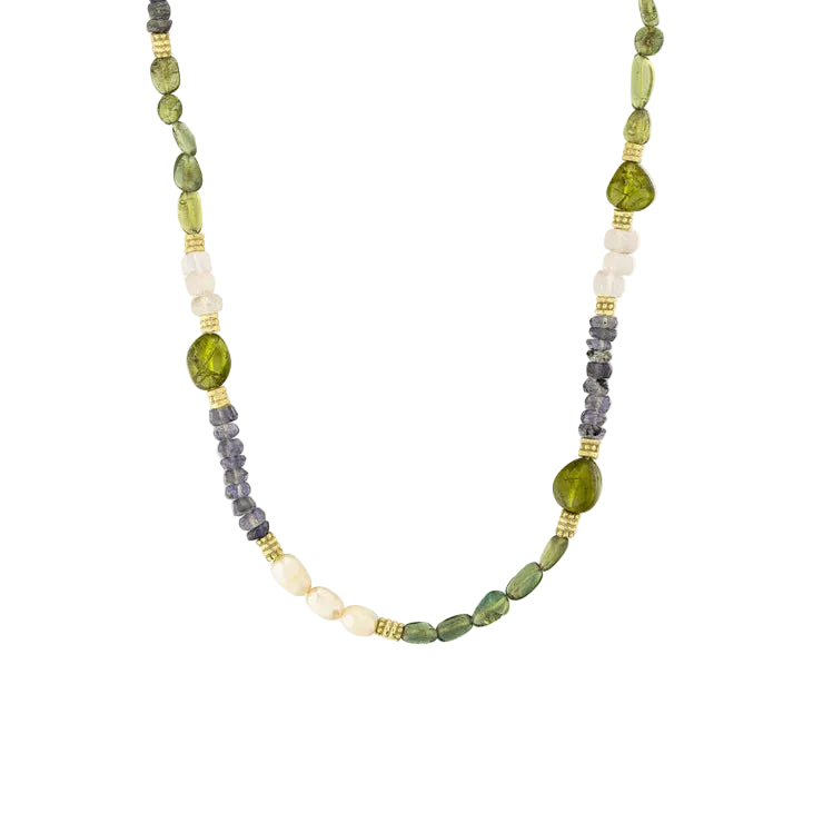 Wren Gold Beaded Necklace