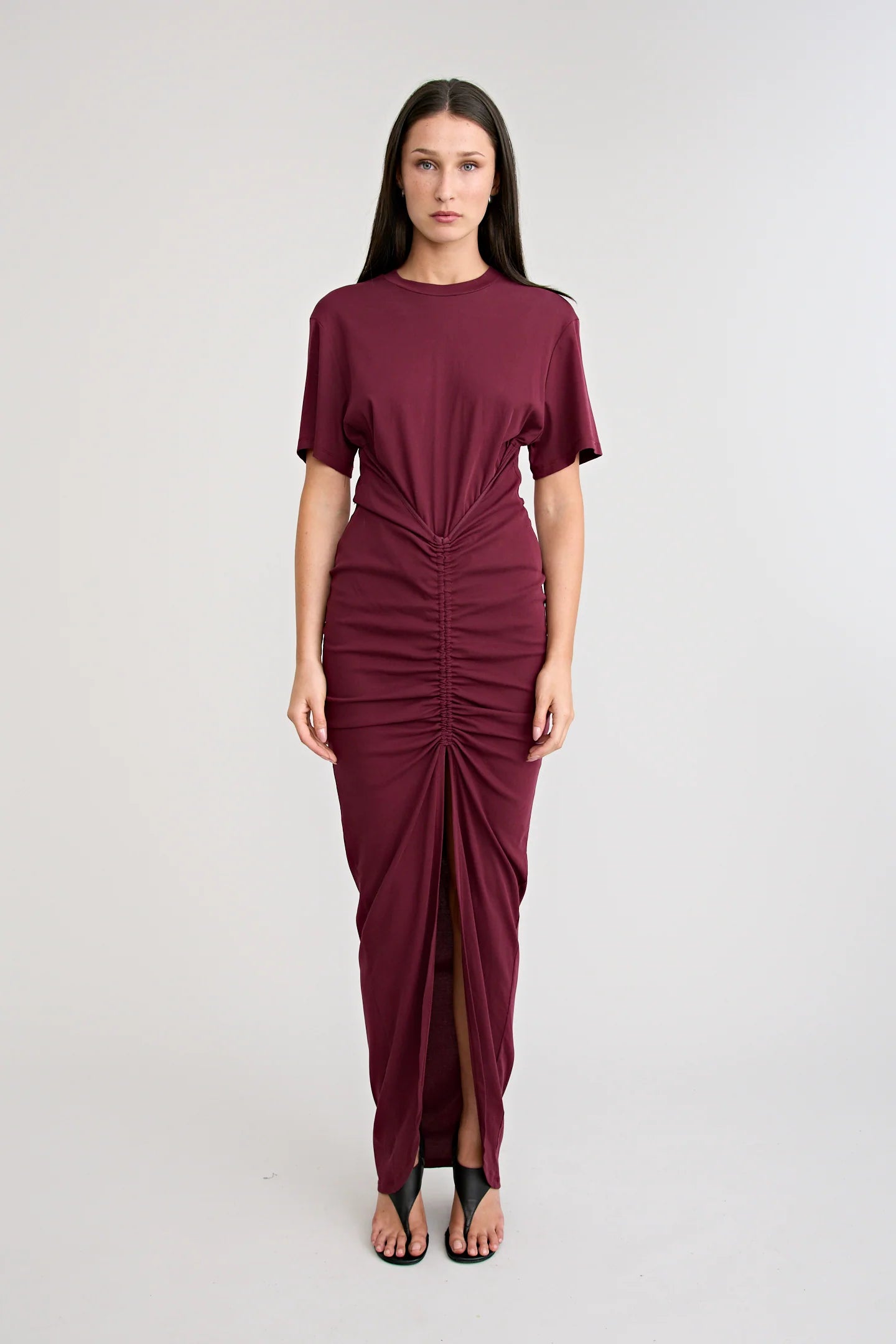 Niko Dress - Burgundy