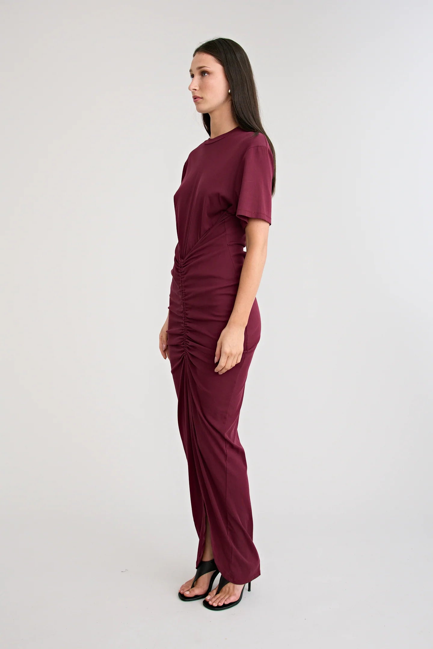 Niko Dress - Burgundy