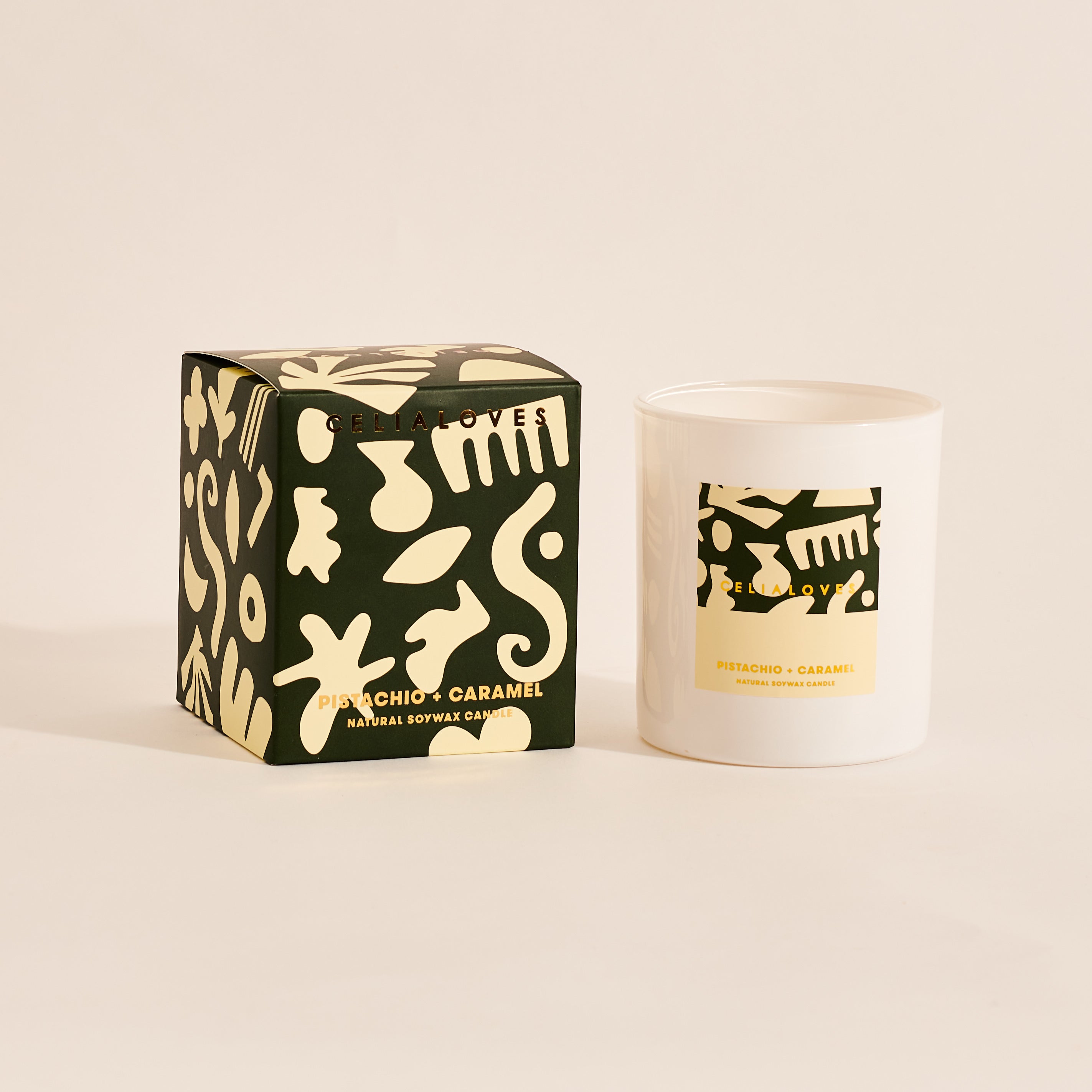 Pistachio + Caramel Candle 395gms