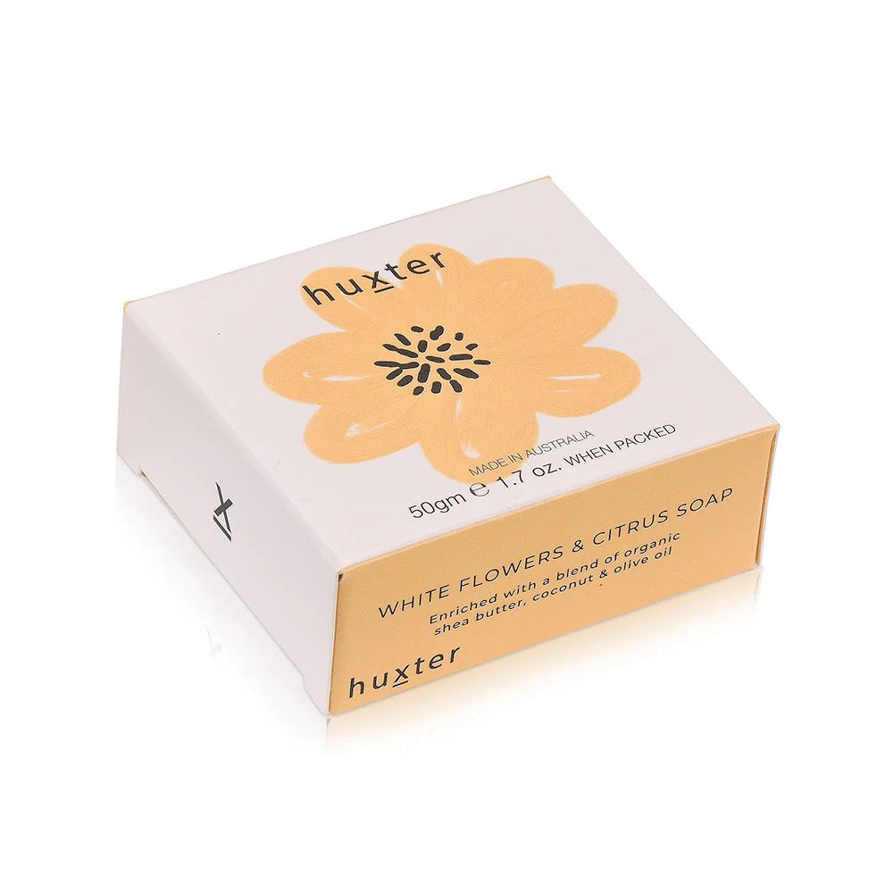 Soap -  Mini Pale Orange Flower 50gm