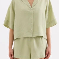 Lounge Linen Shirt - Dew
