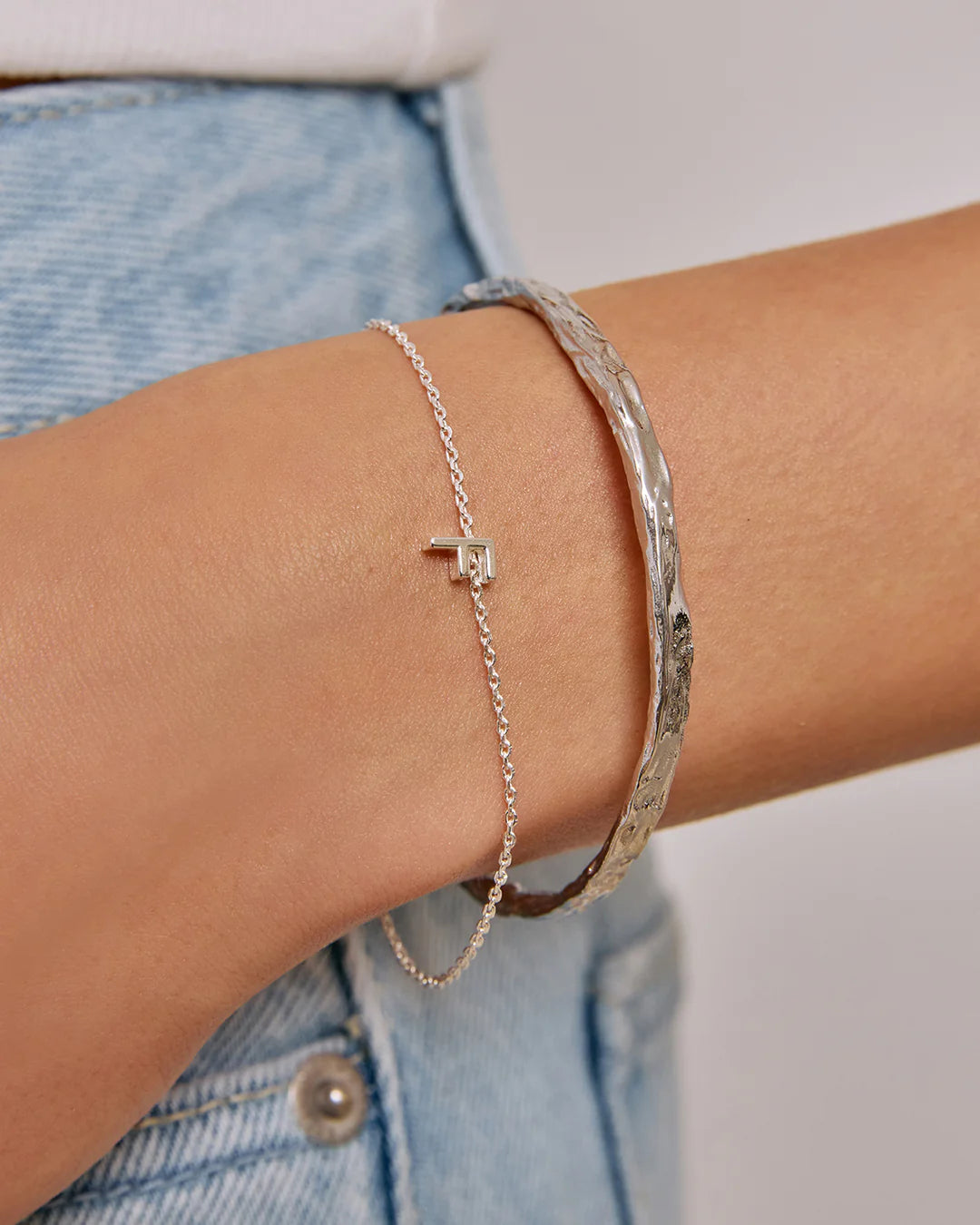 Helios Cuff Silver Bracelet