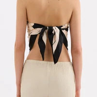 Fleur Cupro Scarf Top