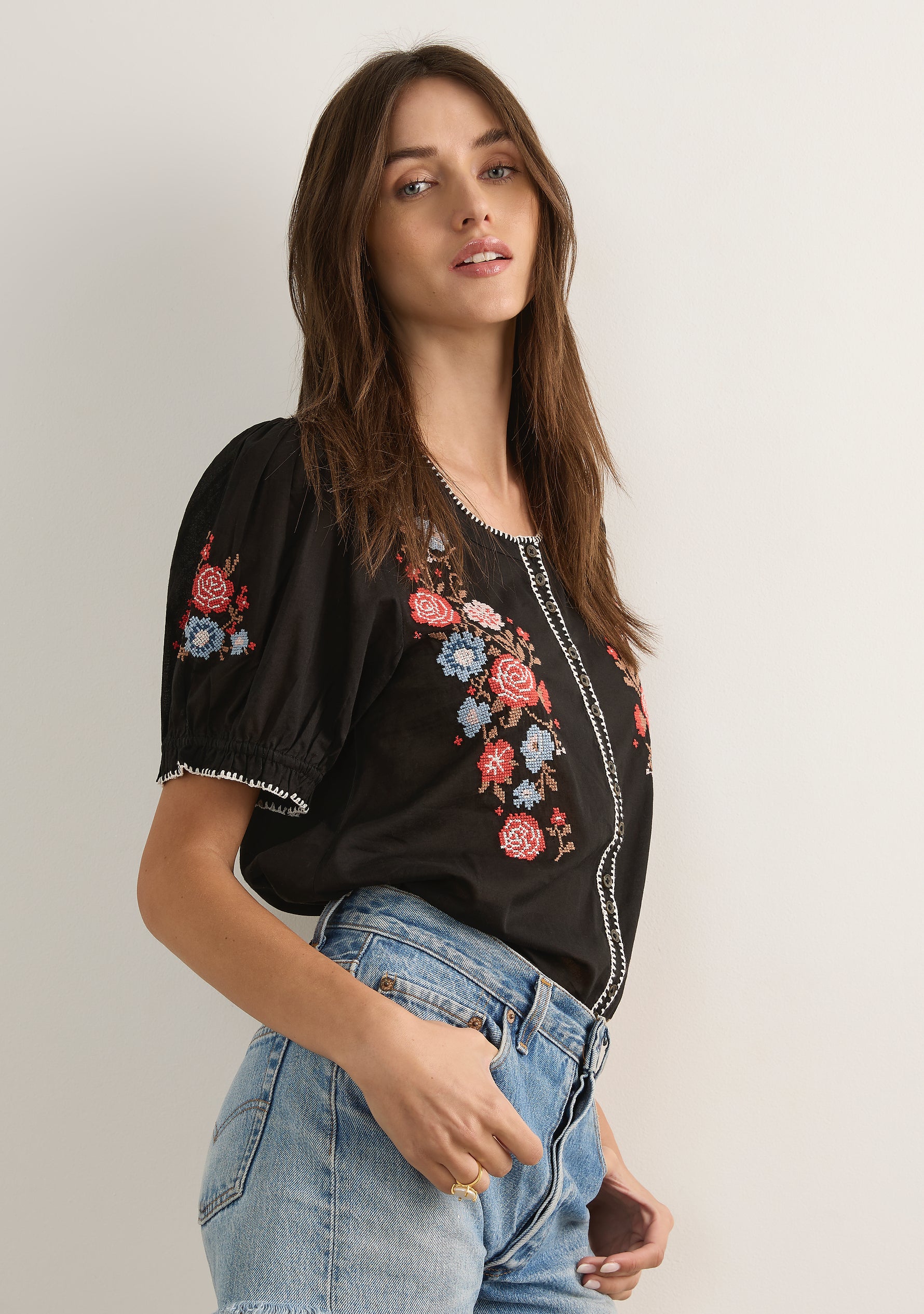 Adelle Blouse - Black