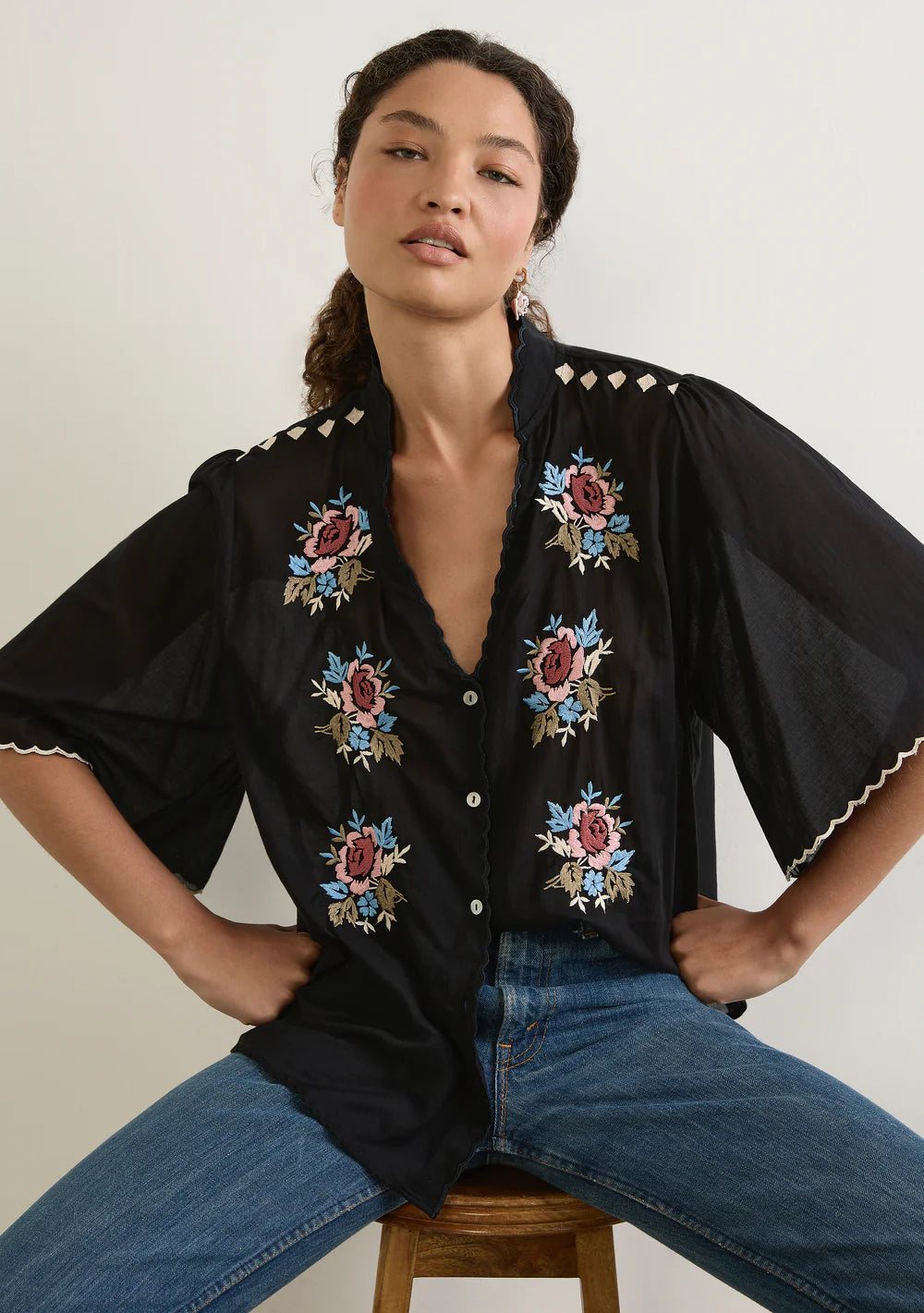 Arabella Blouse - Black