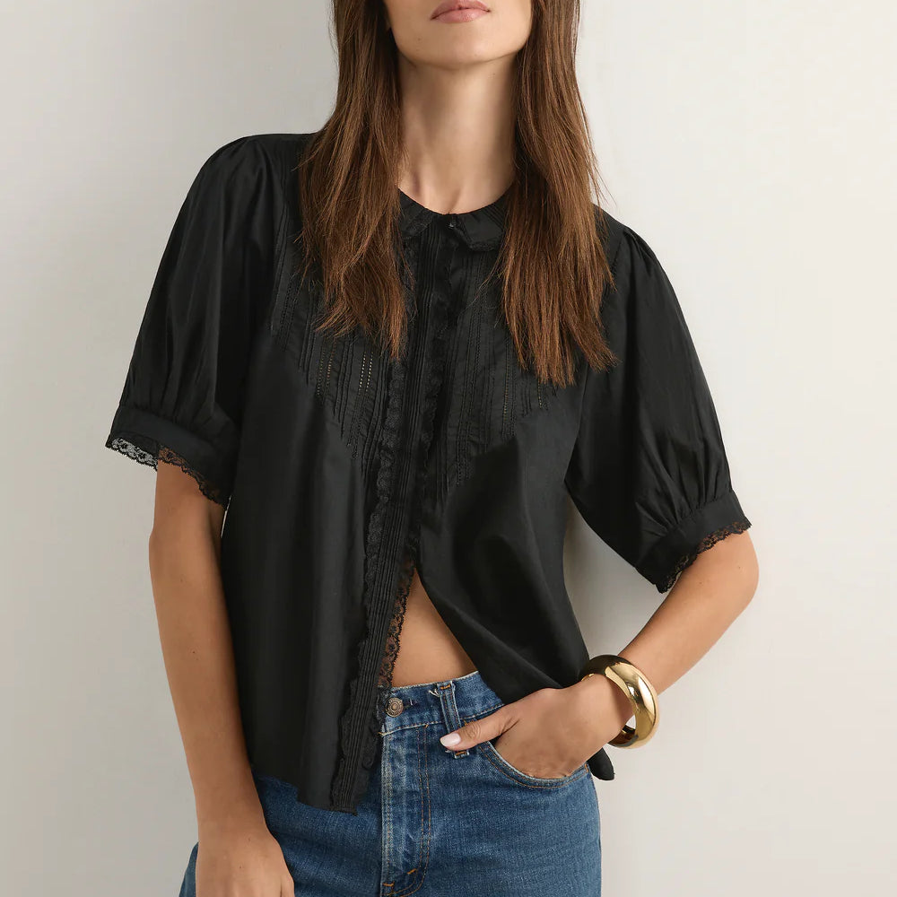 Magdalena Blouse - Black
