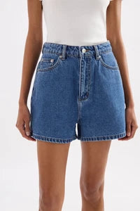 Organic Mom Short - Royal Blue