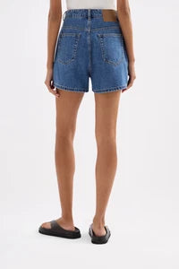 Organic Mom Short - Royal Blue