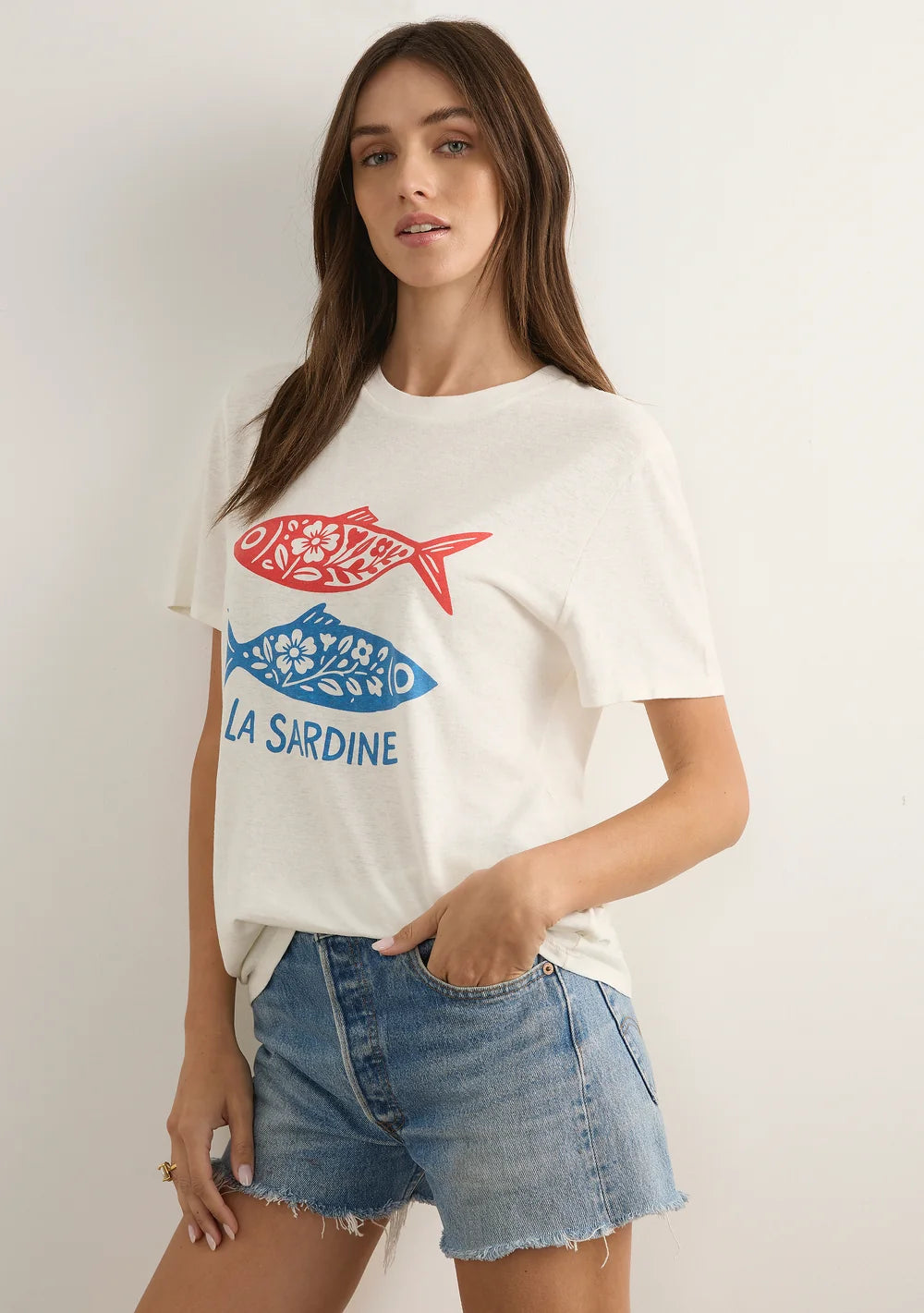 Sardine Classic Tee - White