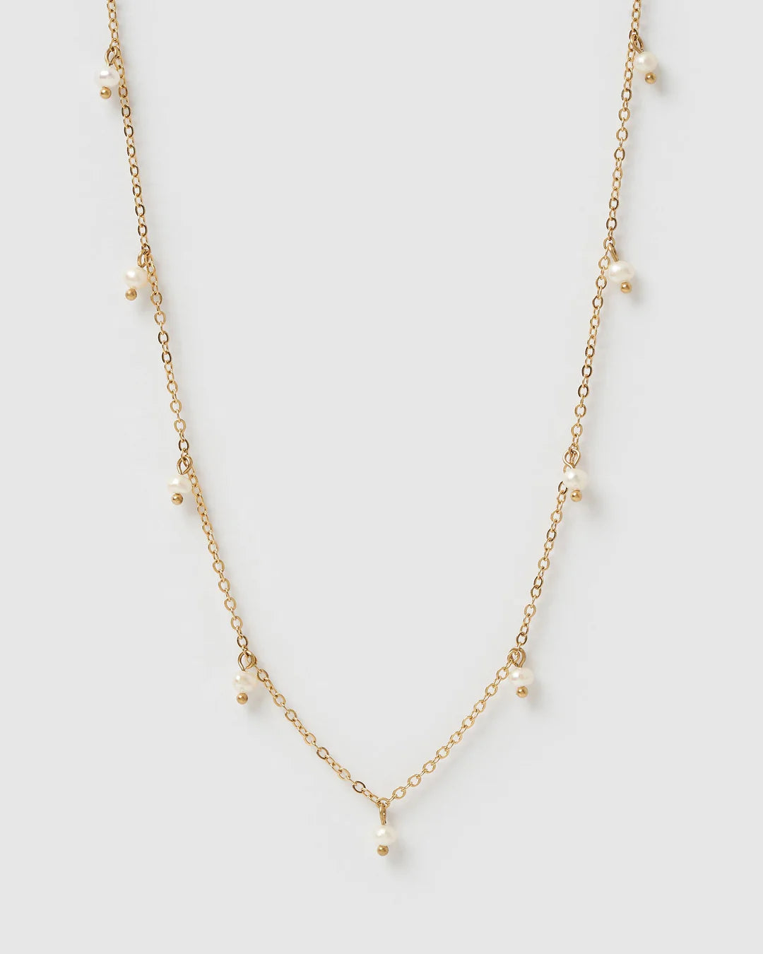 Sofia Pearl and Gold Necklace